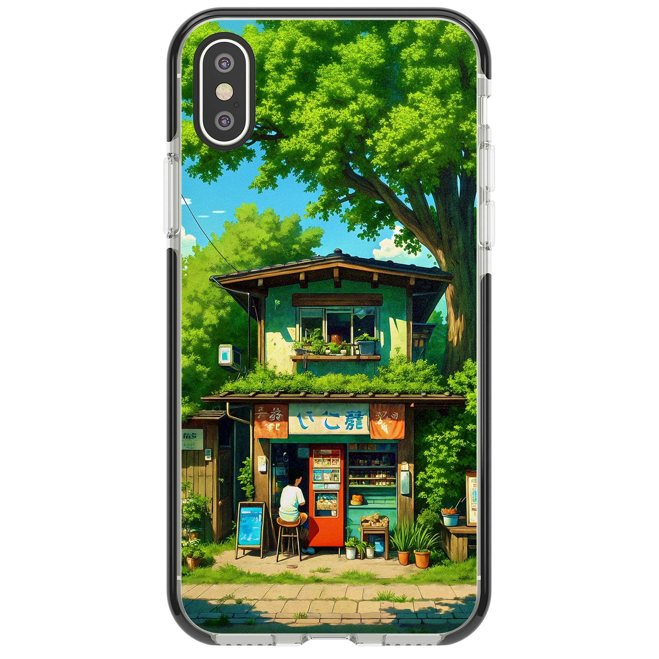 Countryside Kiosk for her iPhone case | Black Impact case for iPhone X, iPhone XS Max, iPhone XR