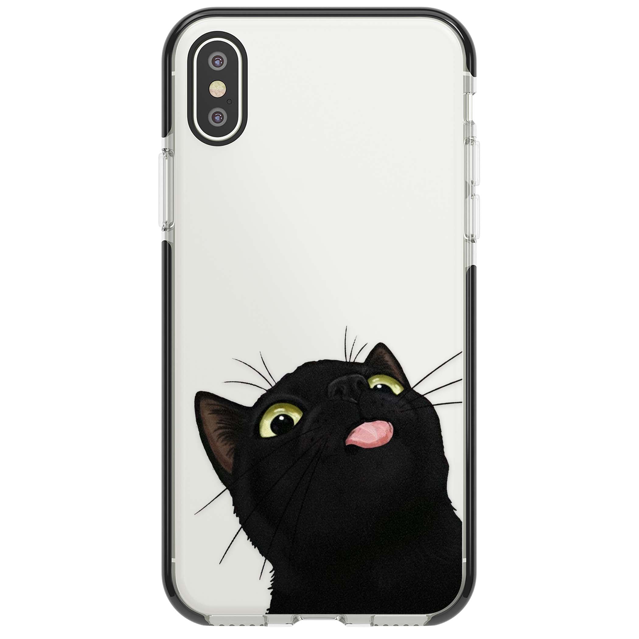Black Cat Energy for her iPhone case | Black Impact case for iPhone X, iPhone XS Max, iPhone XR