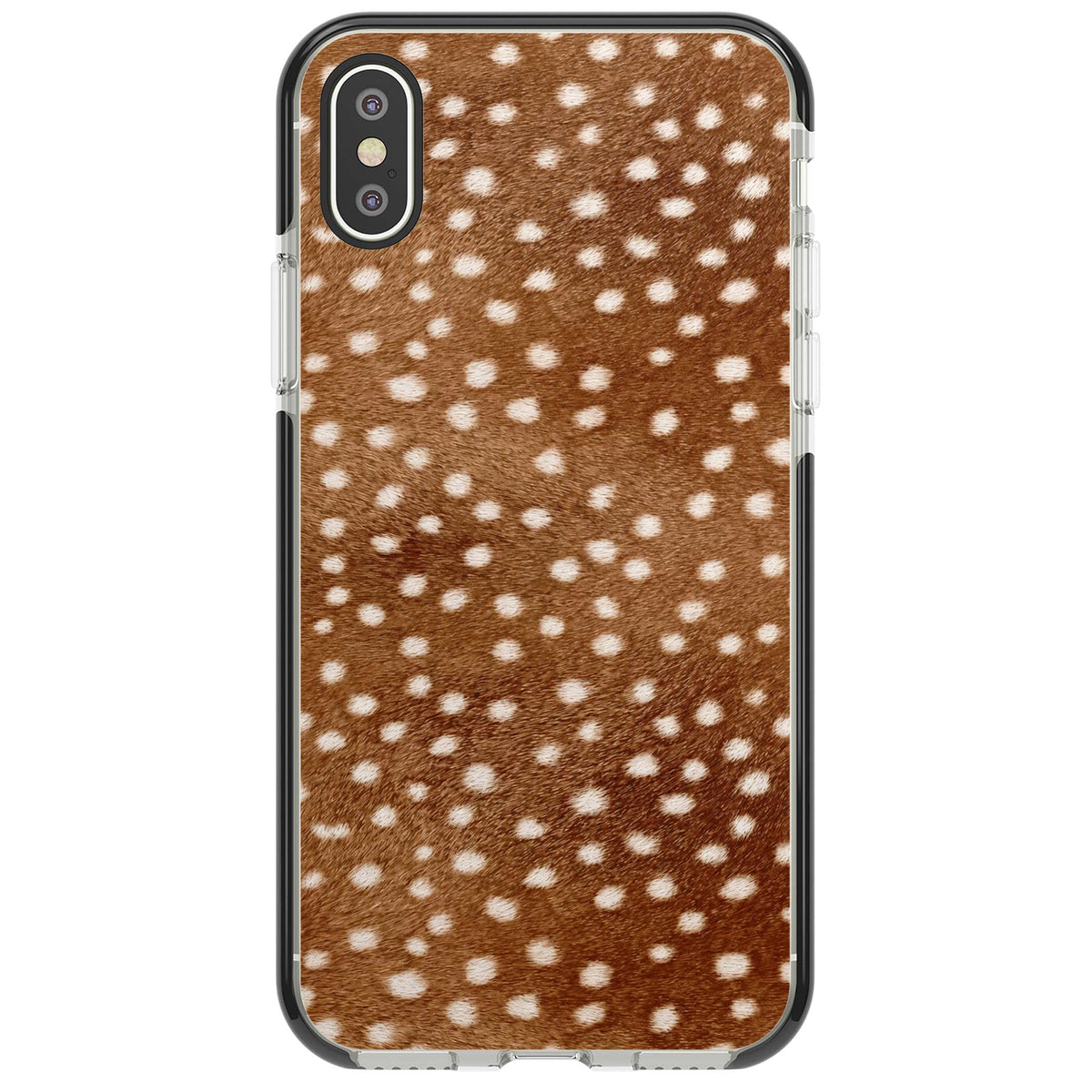 Deer Print animals iPhone case | Black Impact case for iPhone X, iPhone XS Max, iPhone XR