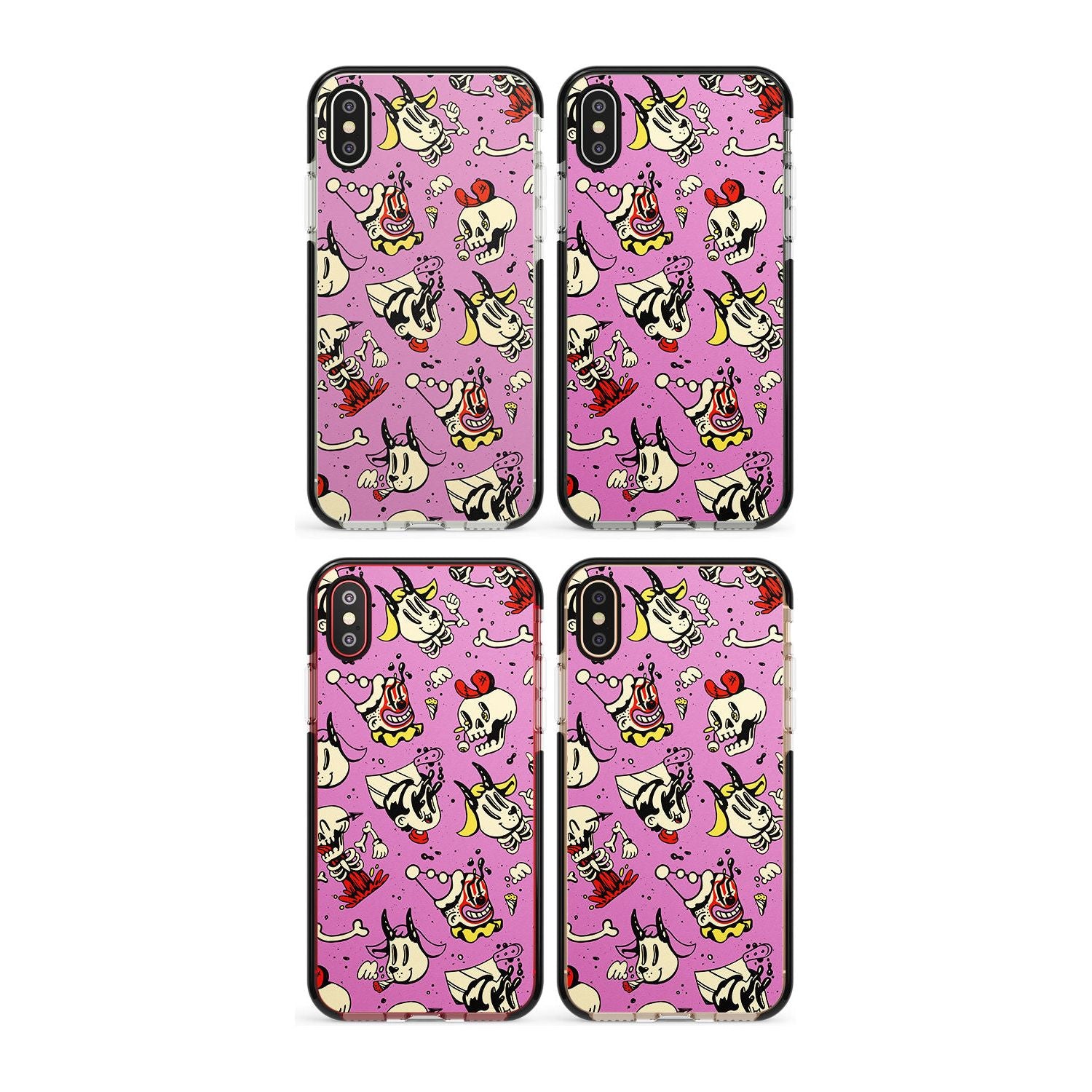 Halloween Mix Pattern Phone Case for iPhone X XS Max XR