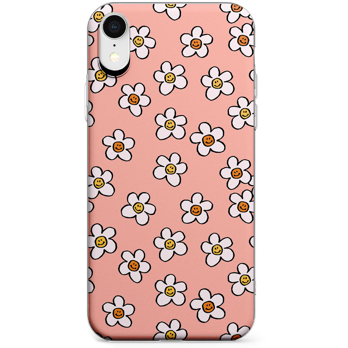 Peachy Daisy Smiles Phone Case for iPhone X, XS Max, XR