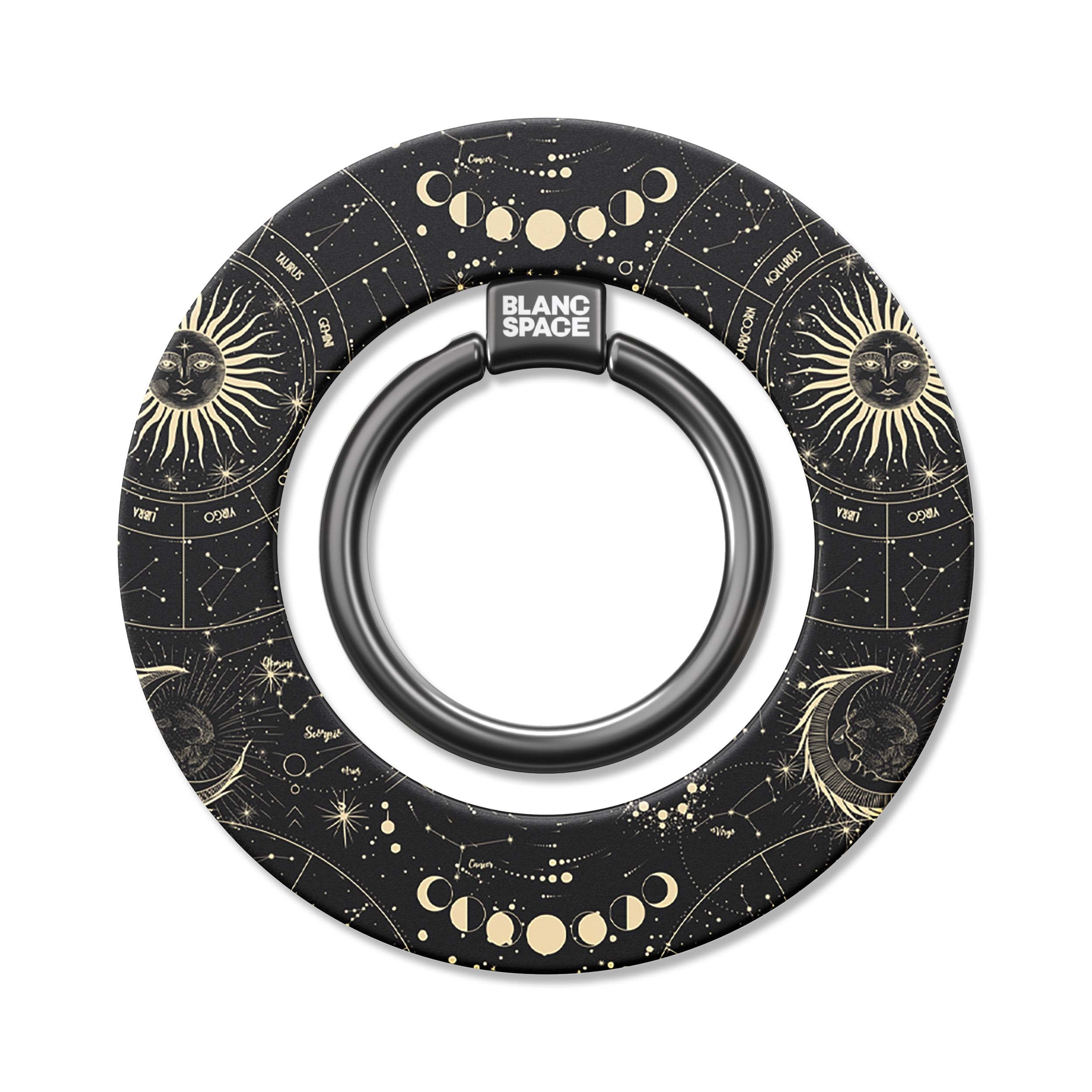 Pink Acid Smiles Magsafe Grip Magsafe Grip Black