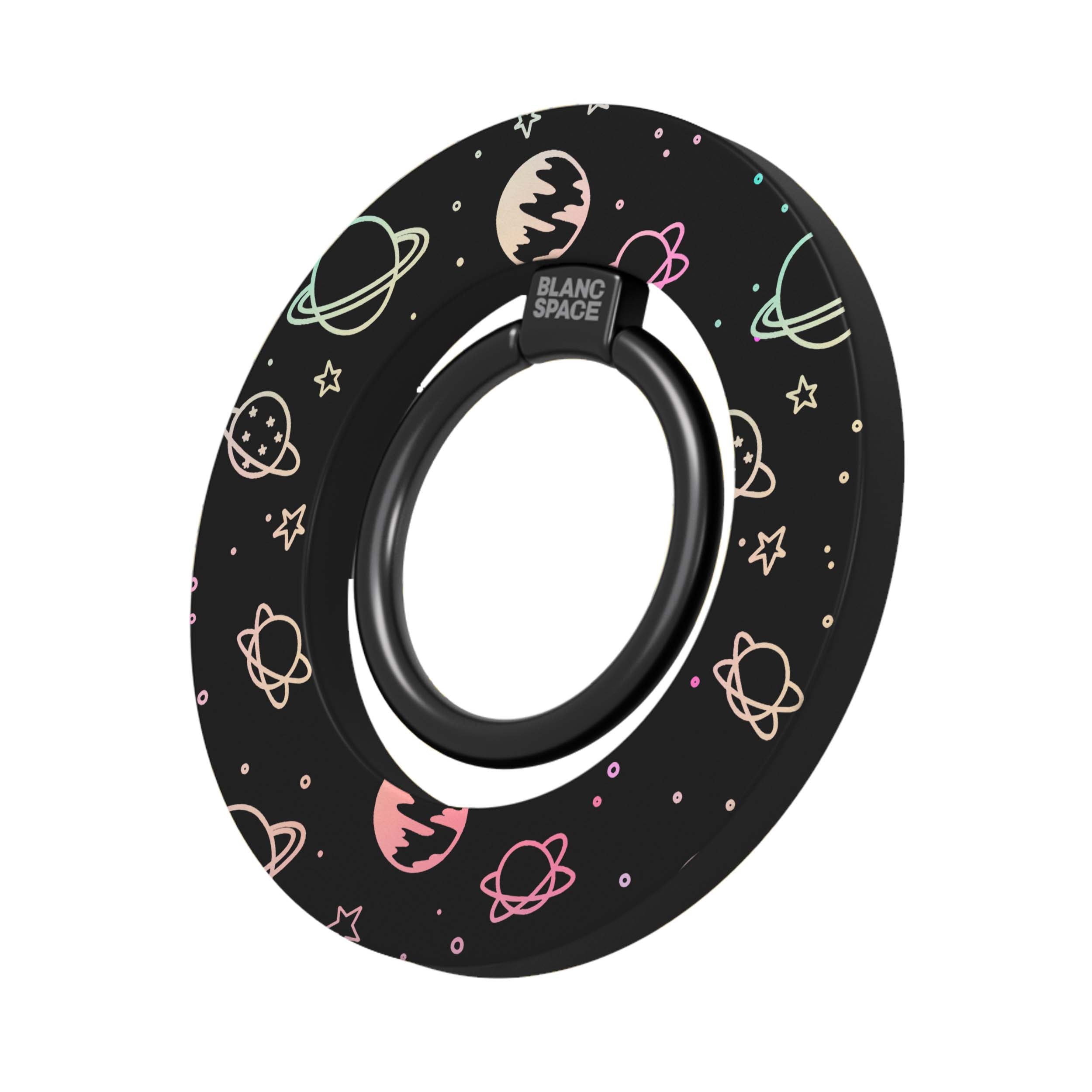 Pink Acid Smiles Magsafe Grip Magsafe Grip Black