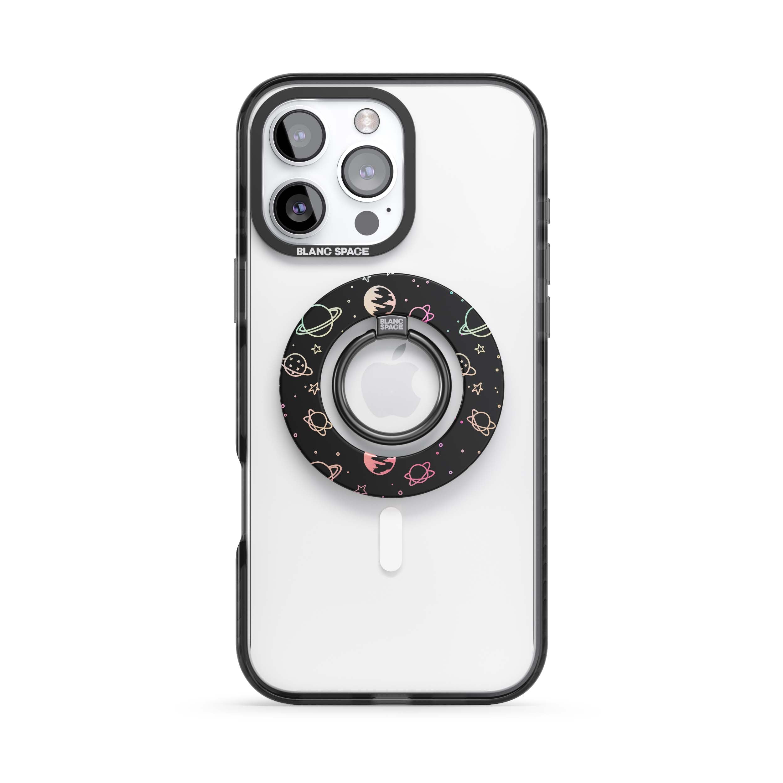 Pink Acid Smiles Magsafe Grip Magsafe Grip Black