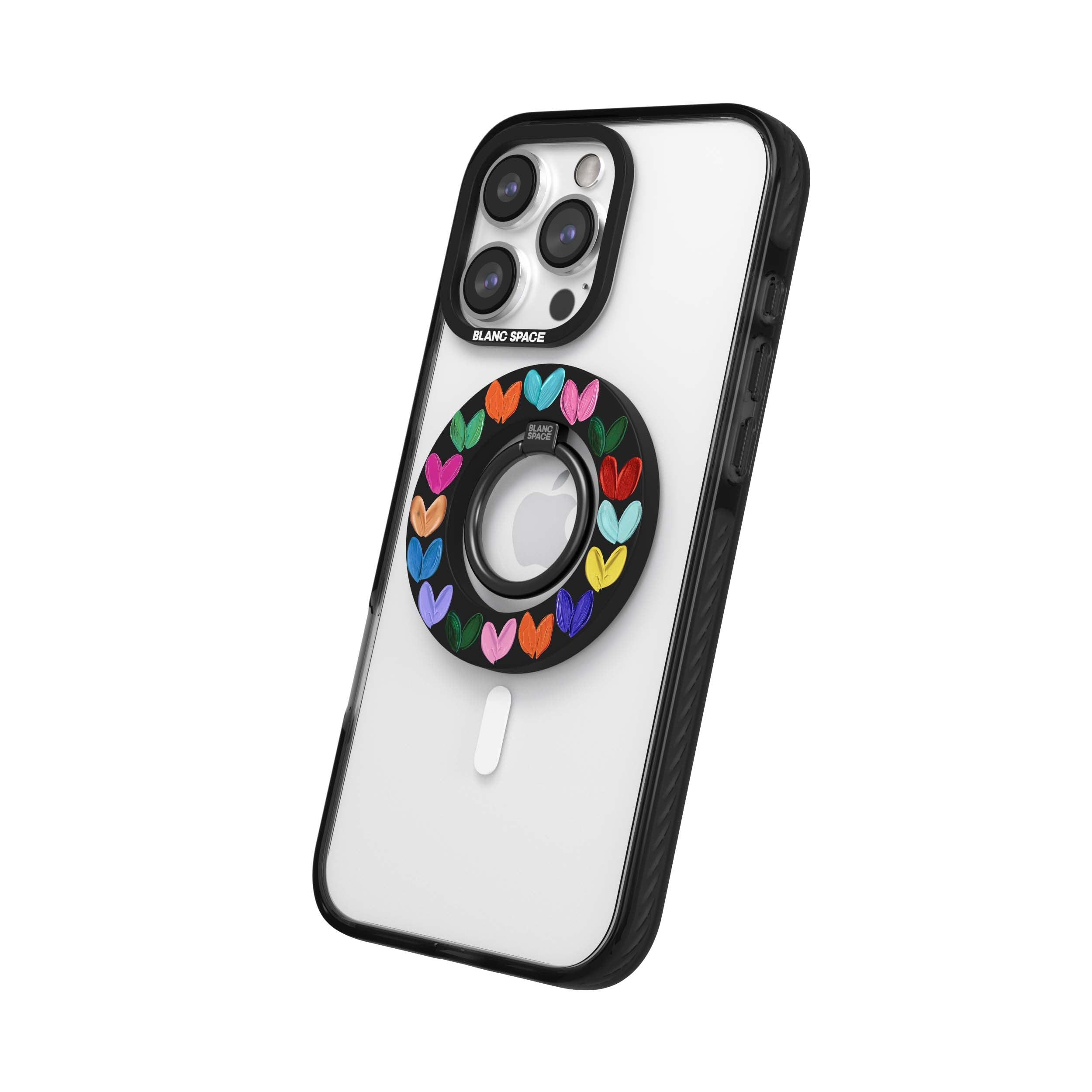 Oil Painted Hearts Magsafe Grip Magsafe Grip Black