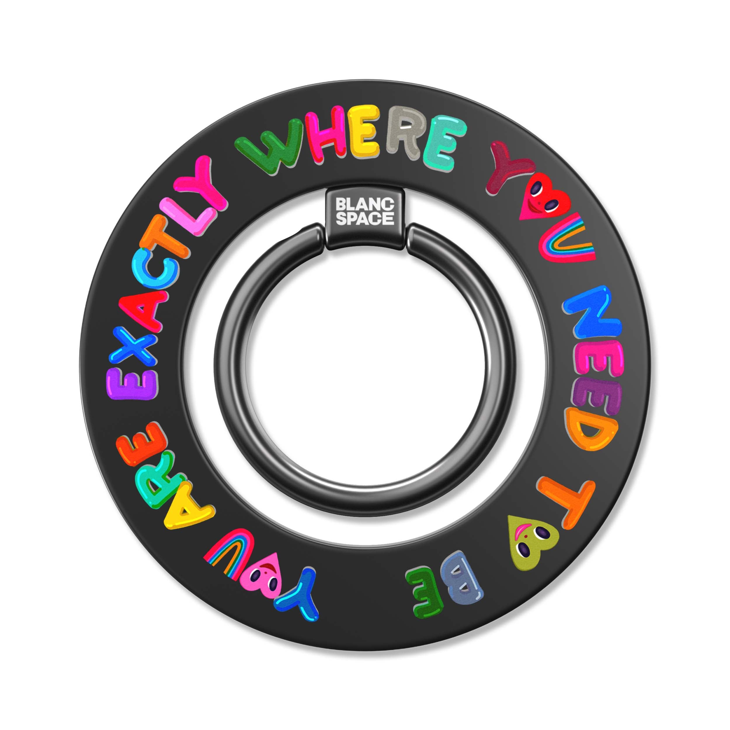 Oil Painted Hearts Magsafe Grip Magsafe Grip Black