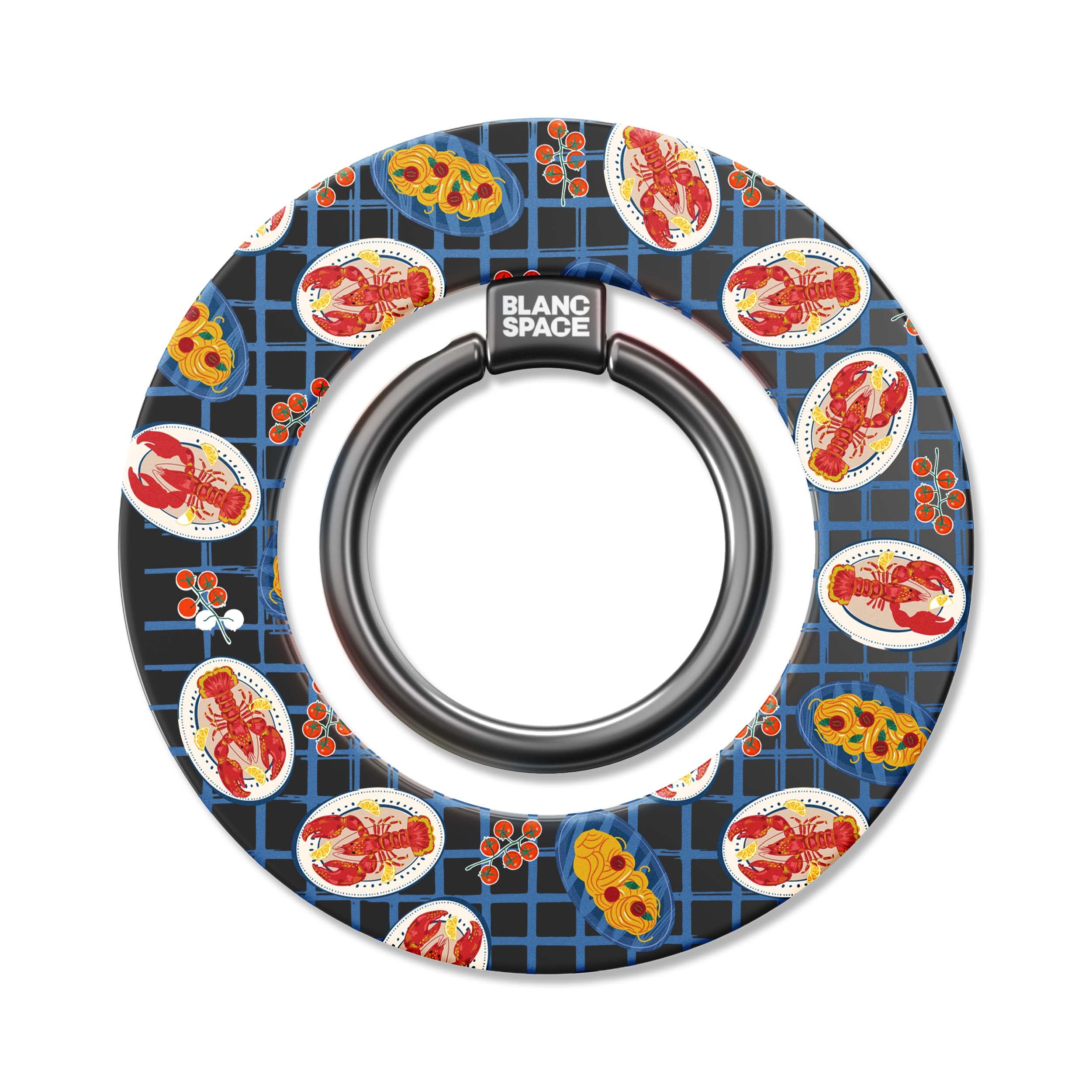 Seafood Pattern Magsafe Grip Magsafe Grip Black