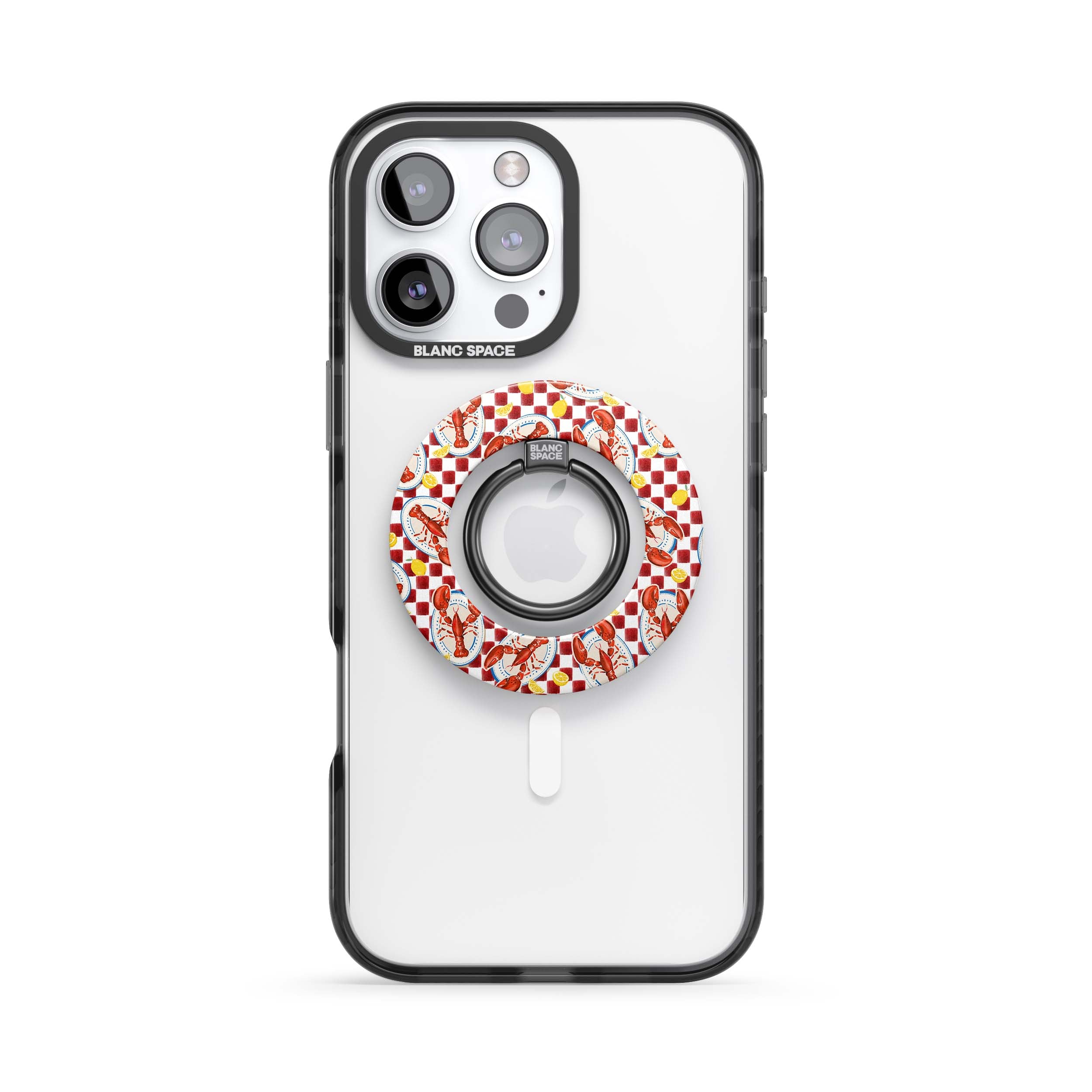 Seafood Pattern Magsafe Grip Magsafe Grip Black