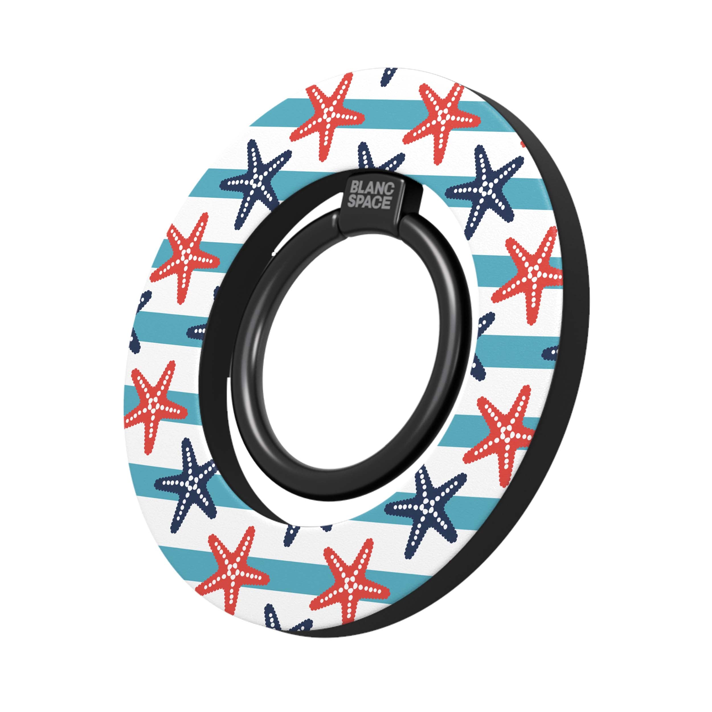 Coastal Italian Check Pattern Magsafe Grip Magsafe Grip Black