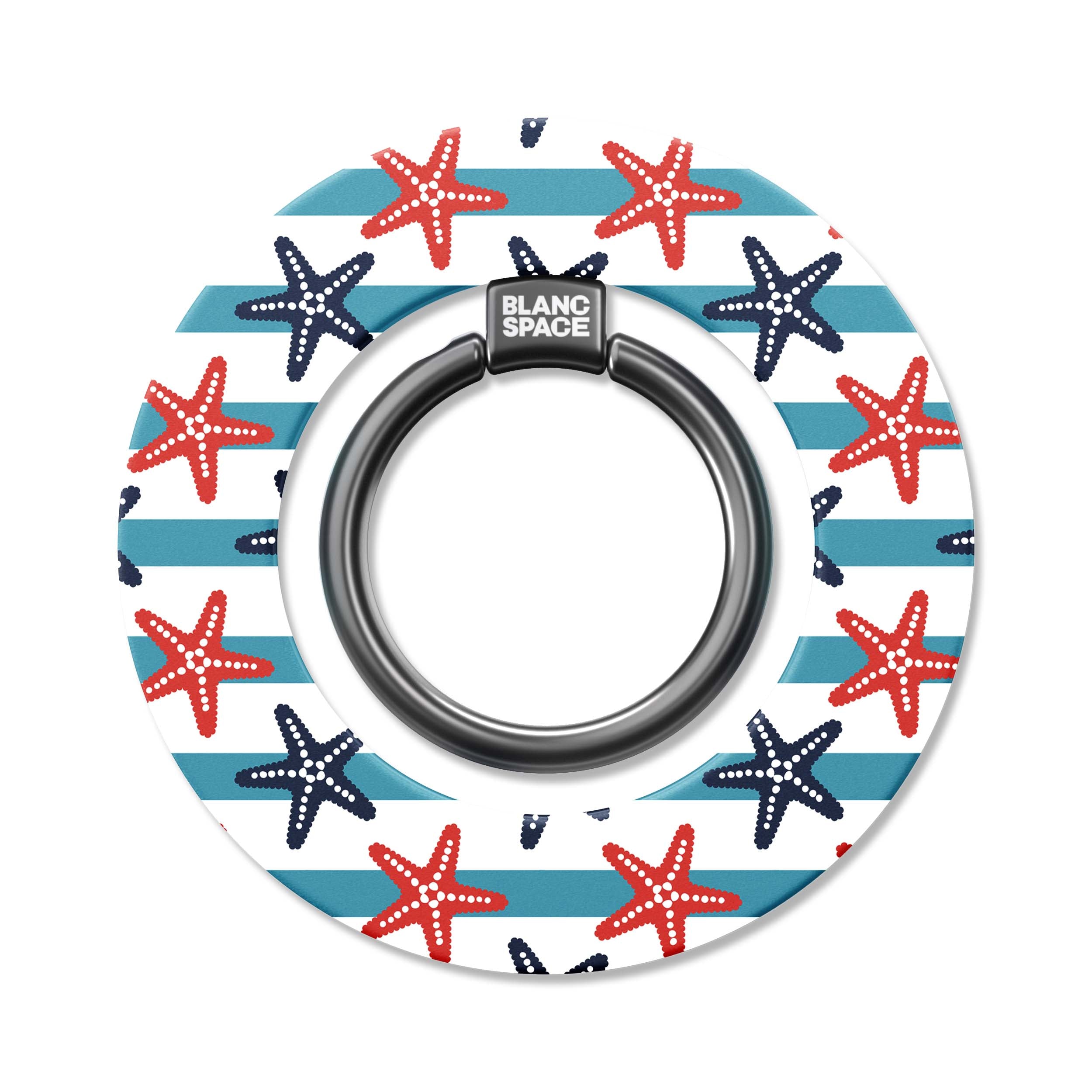 Coastal Italian Check Pattern Magsafe Grip Magsafe Grip Black