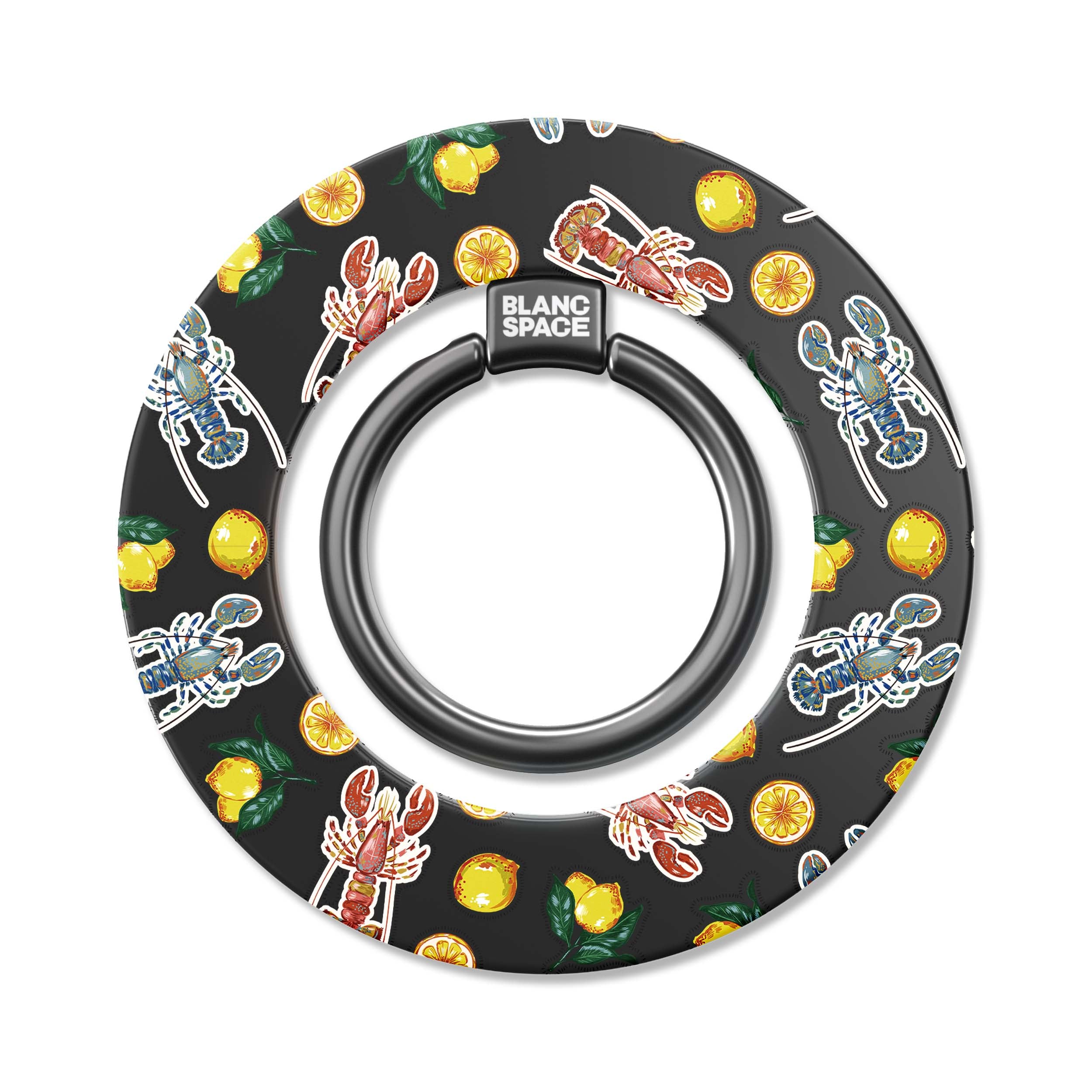 Seafood Pattern Magsafe Grip Magsafe Grip Black