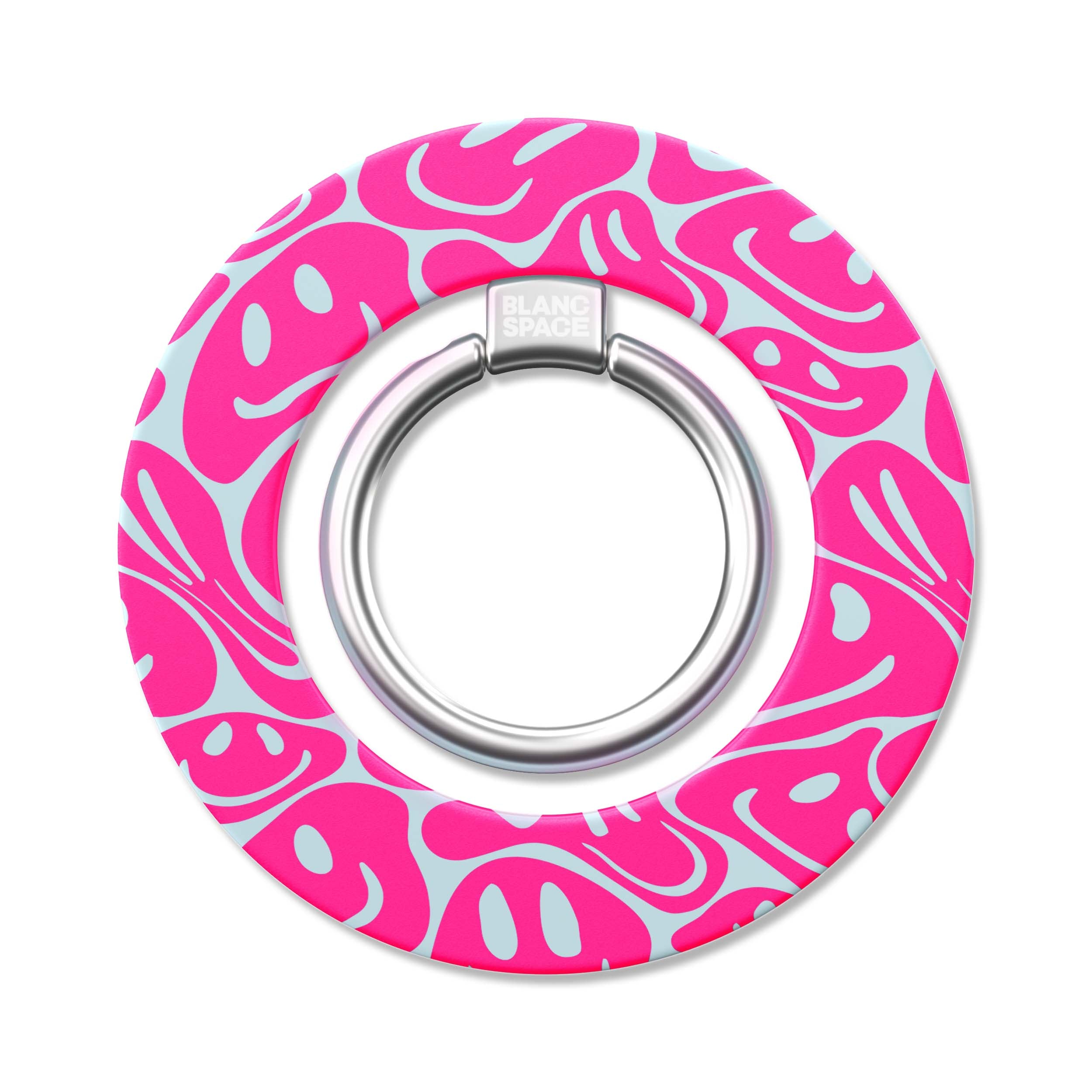 Pink Acid Smiles Magsafe Grip Magsafe Grip Blue