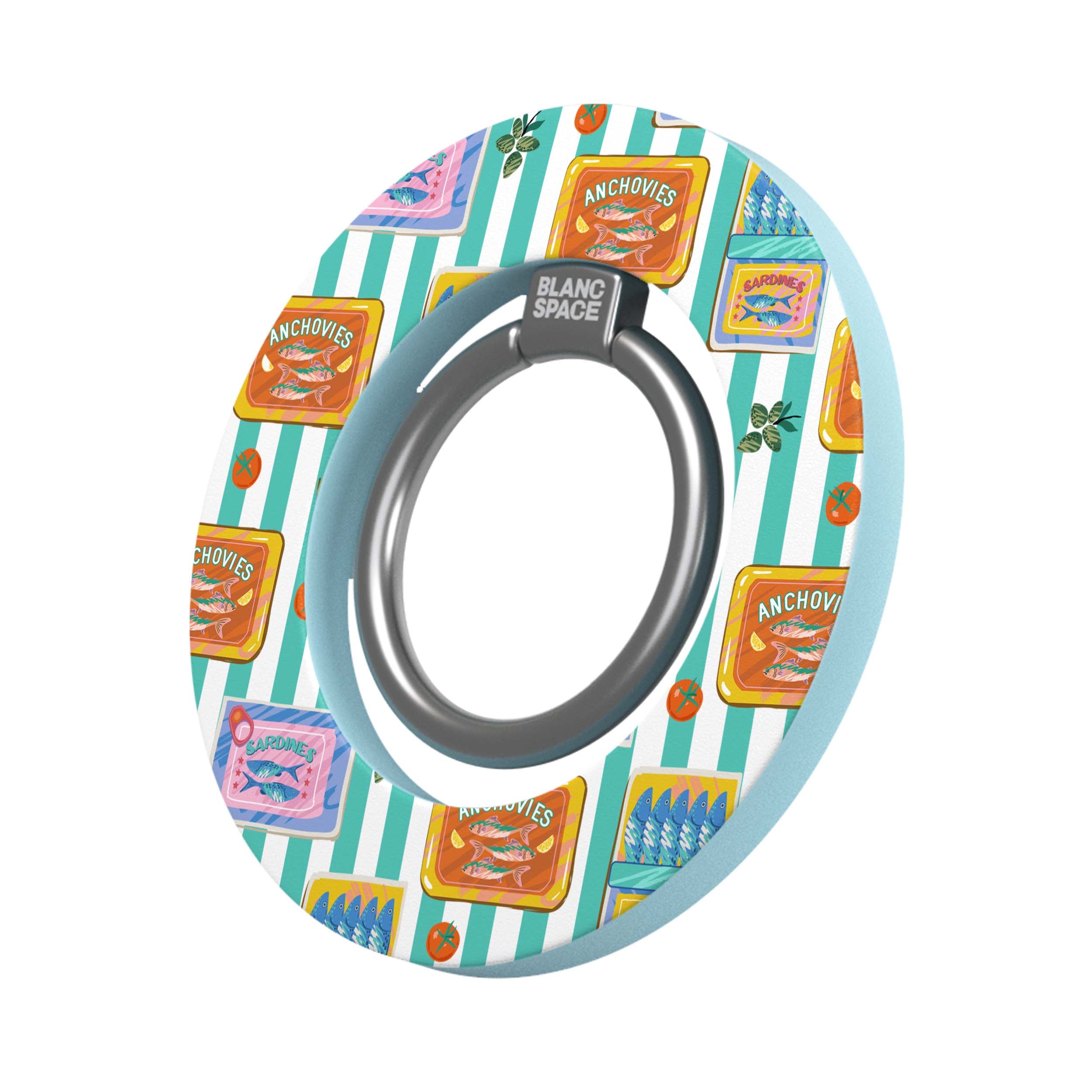 Seafood Pattern Magsafe Grip Magsafe Grip Blue