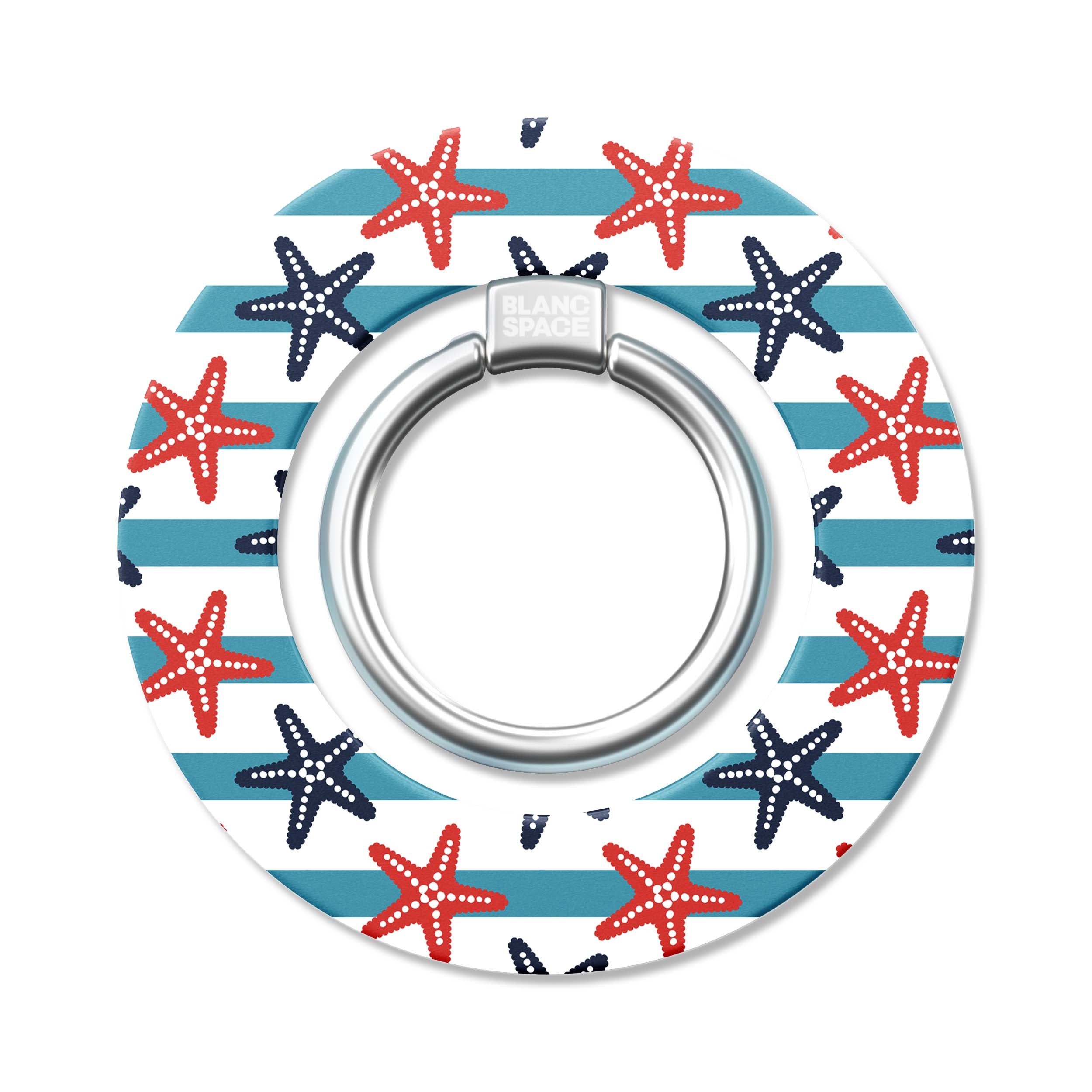 Coastal Italian Check Pattern Magsafe Grip Magsafe Grip Blue