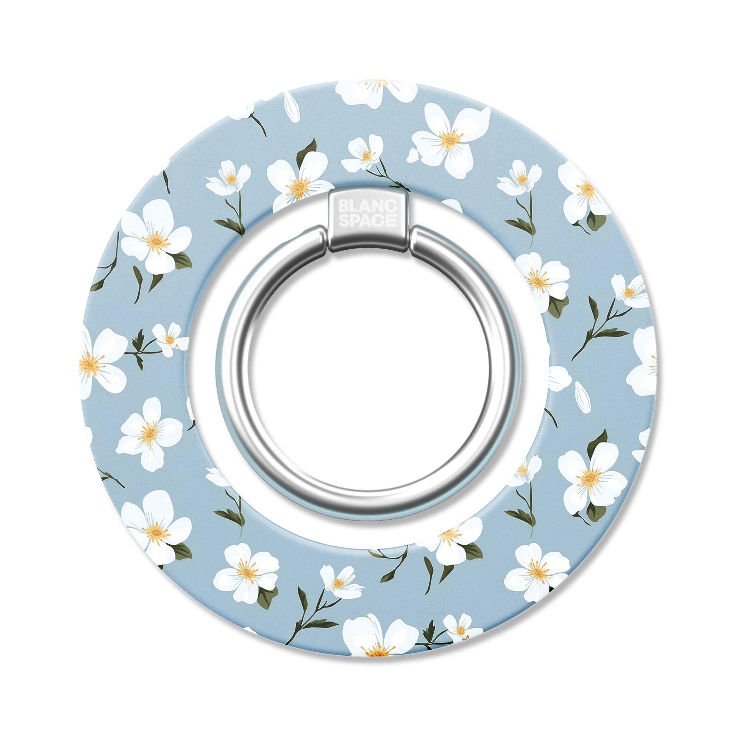 Coastal Italian Check Pattern Magsafe Grip Magsafe Grip Blue