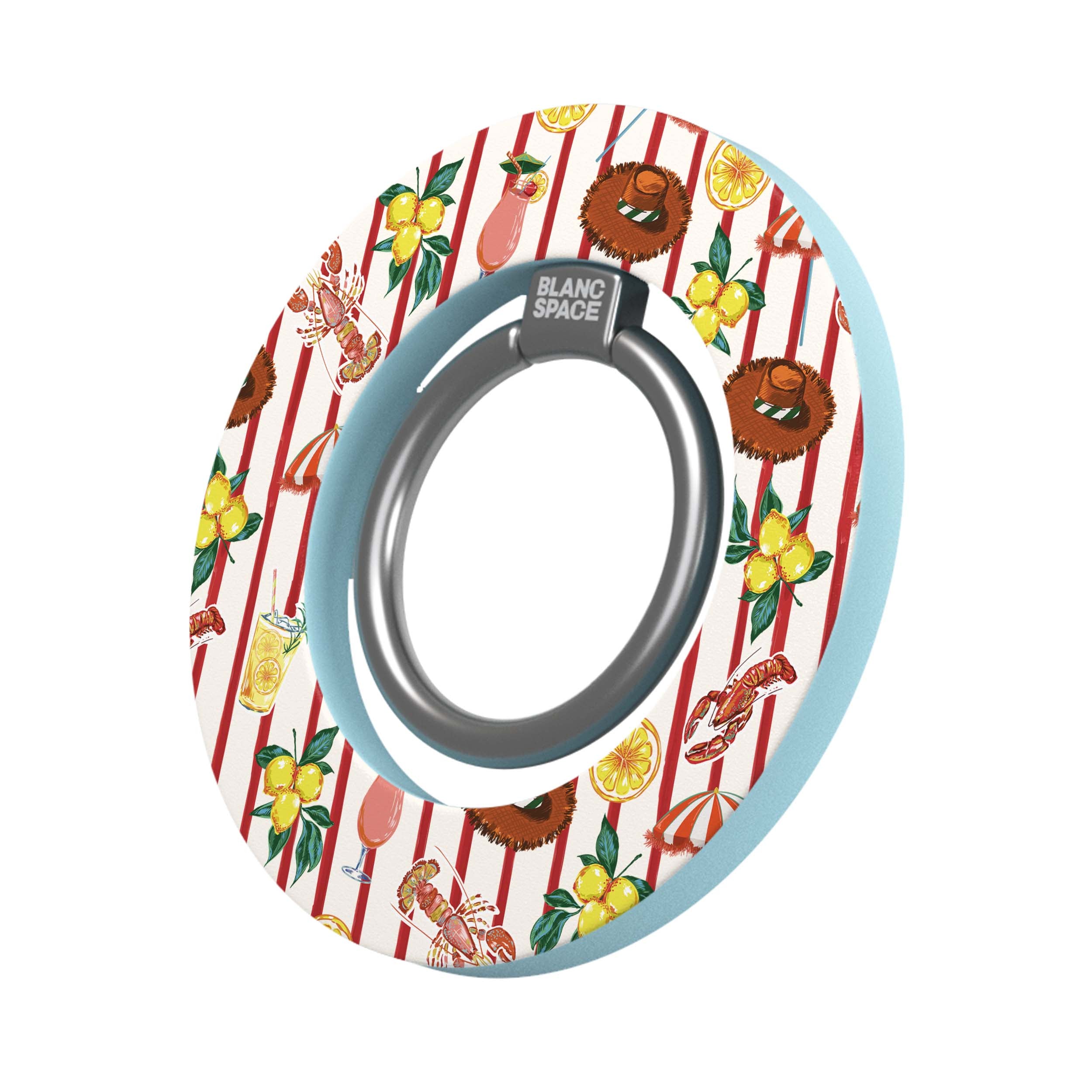 Seafood Pattern Magsafe Grip Magsafe Grip Blue