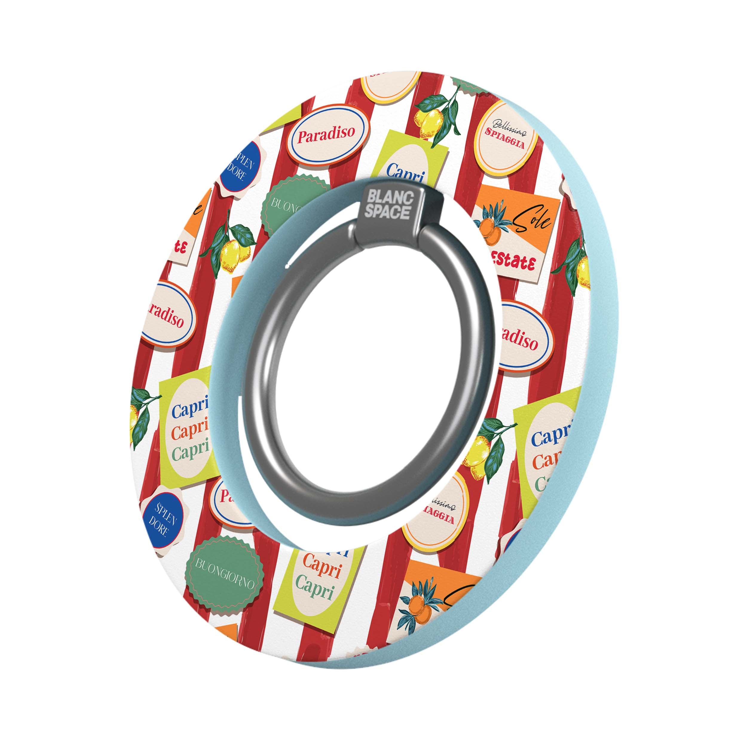 Seafood Pattern Magsafe Grip Magsafe Grip Blue