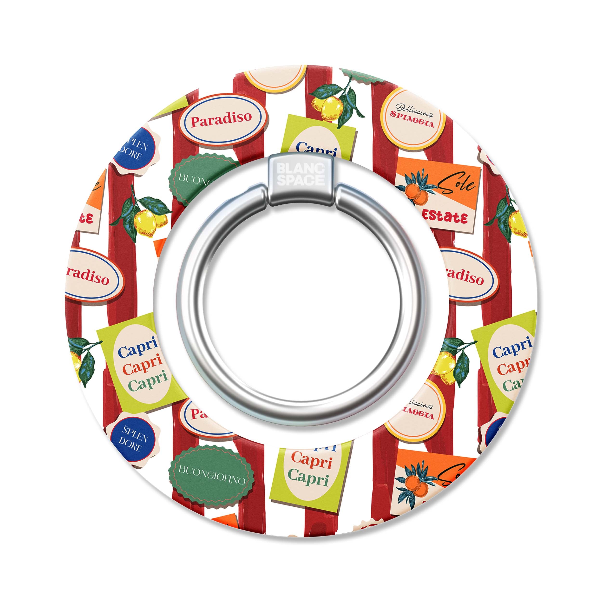 Seafood Pattern Magsafe Grip Magsafe Grip Blue