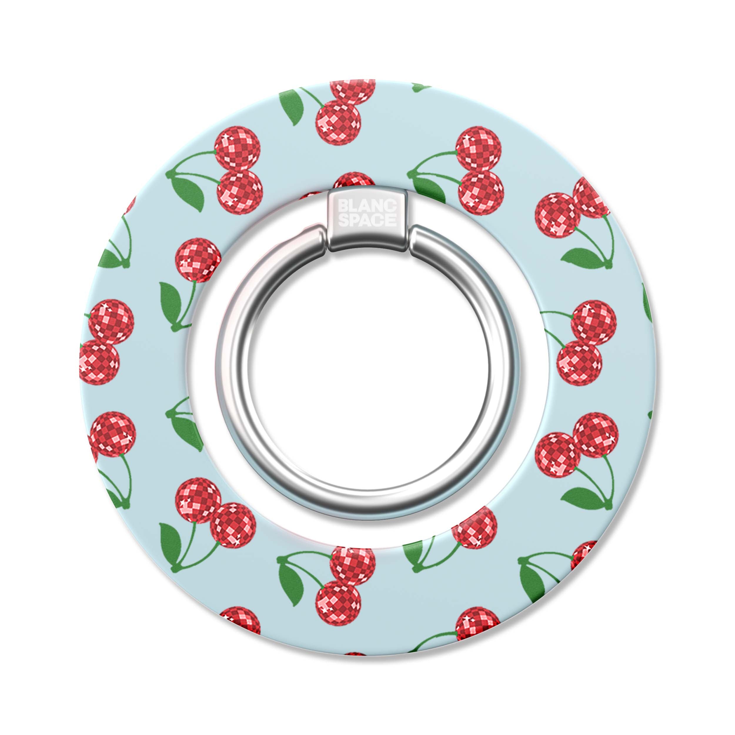 Summer Cherries Sky Magsafe Grip Blue