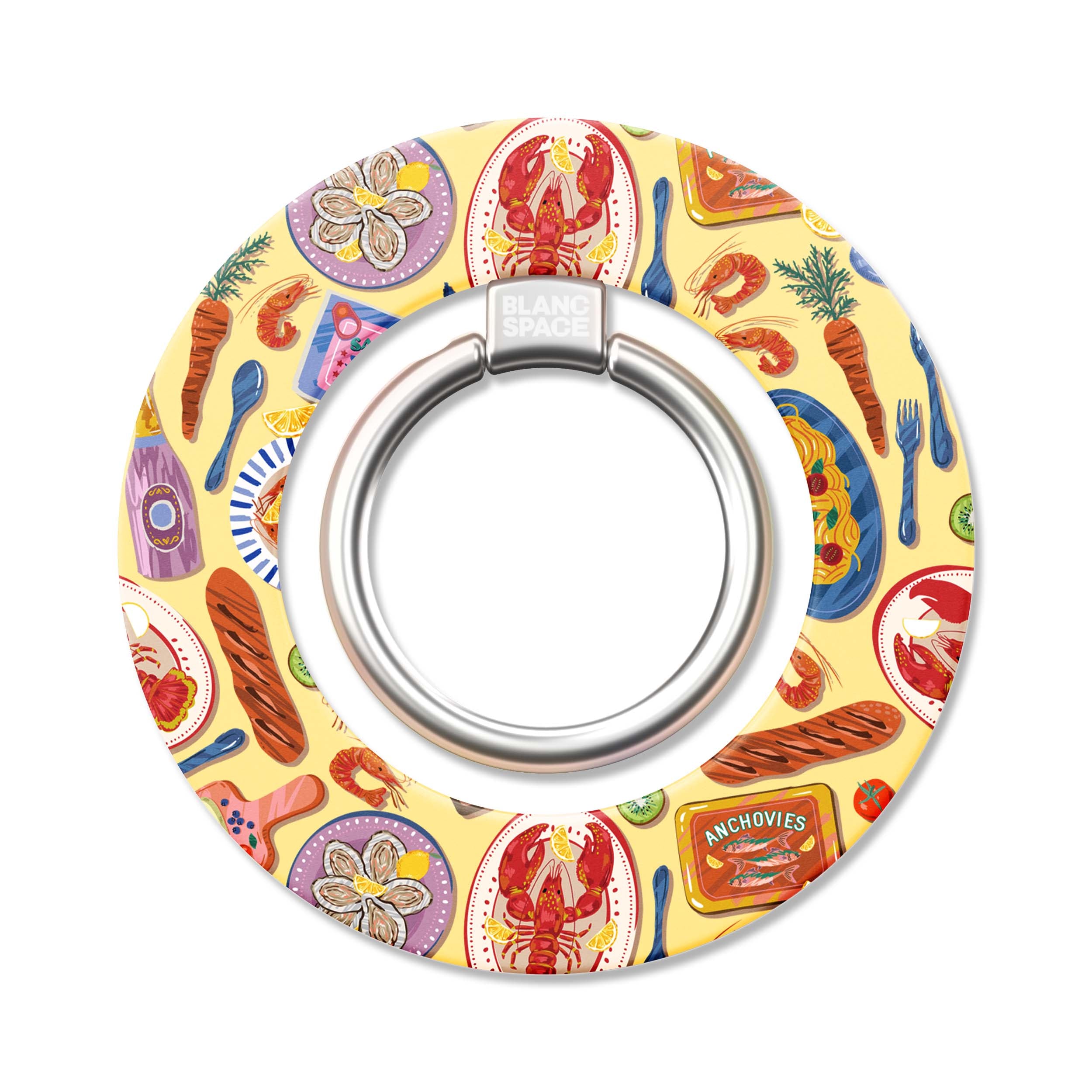 Seafood Pattern Magsafe Grip Magsafe Grip Pink