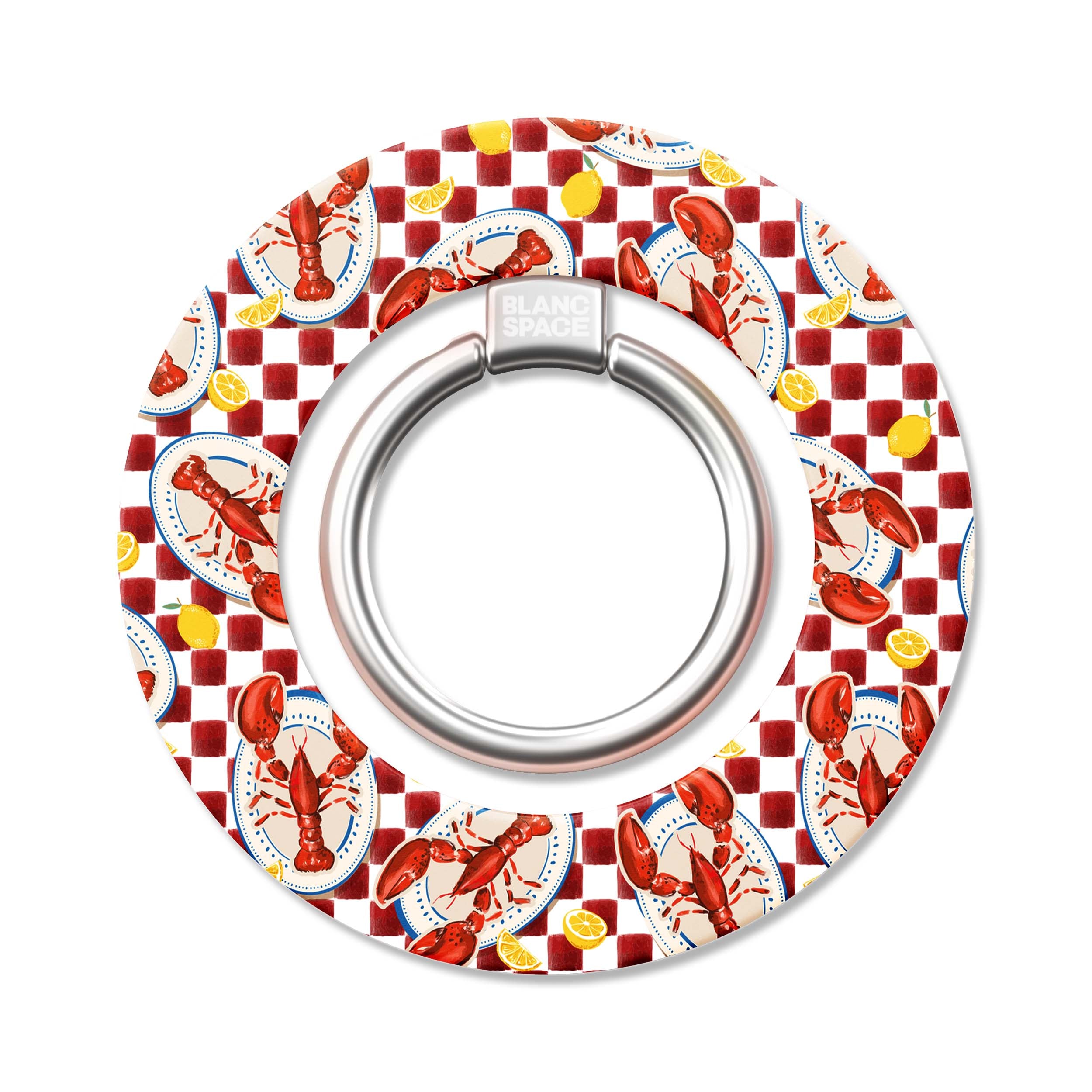 Seafood Pattern Magsafe Grip Magsafe Grip Pink