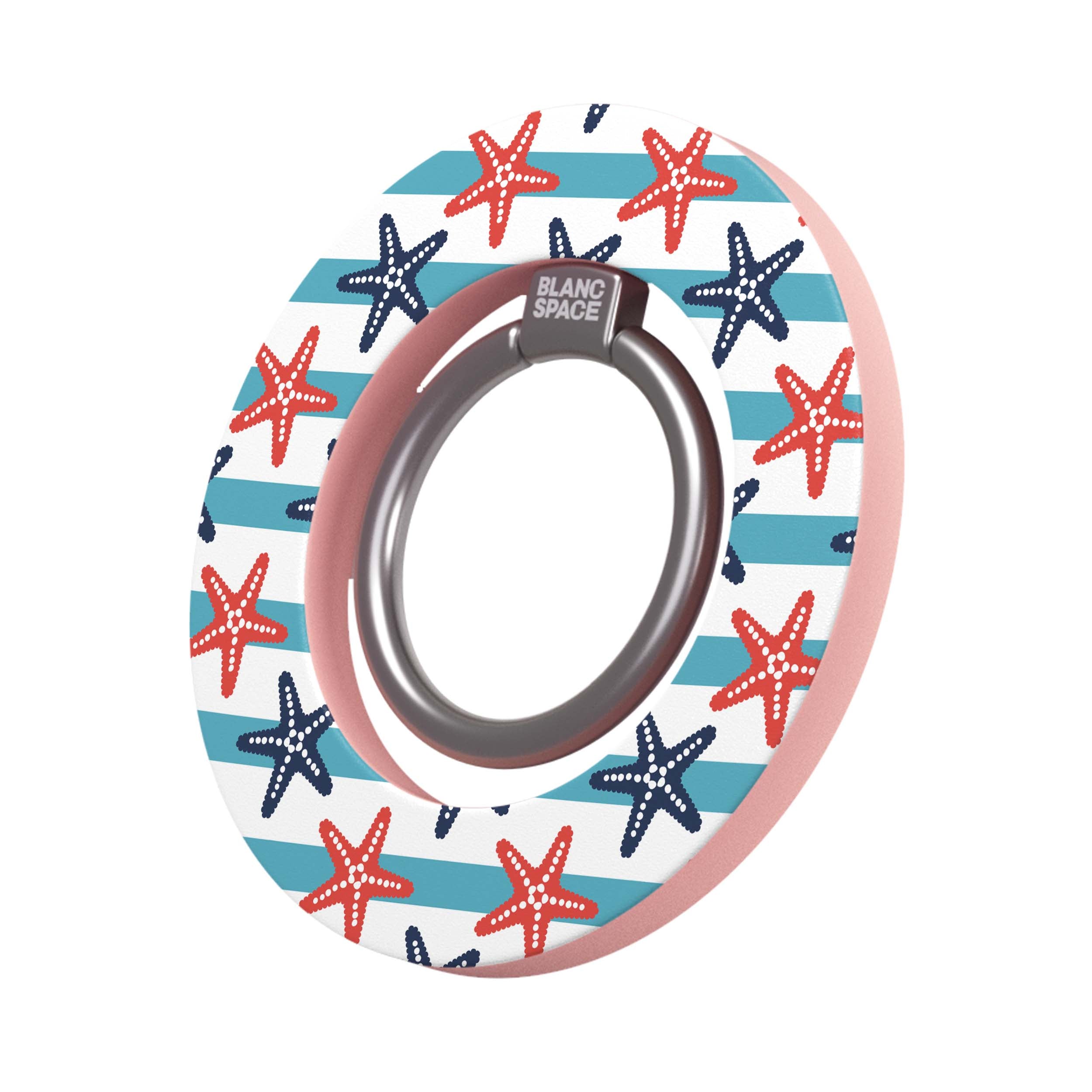 Coastal Italian Check Pattern Magsafe Grip Magsafe Grip Pink