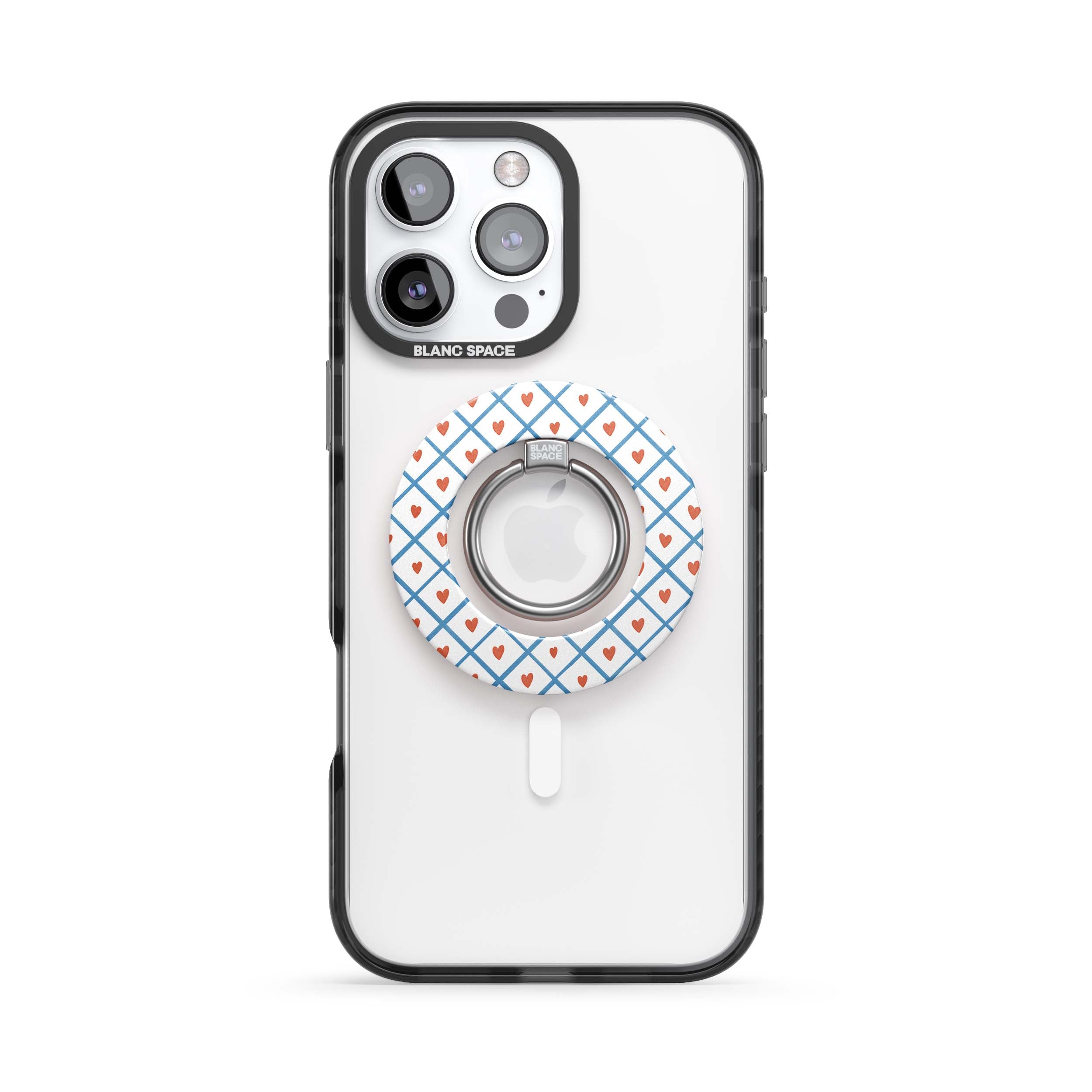 Coastal Italian Check Pattern Magsafe Grip Magsafe Grip Pink