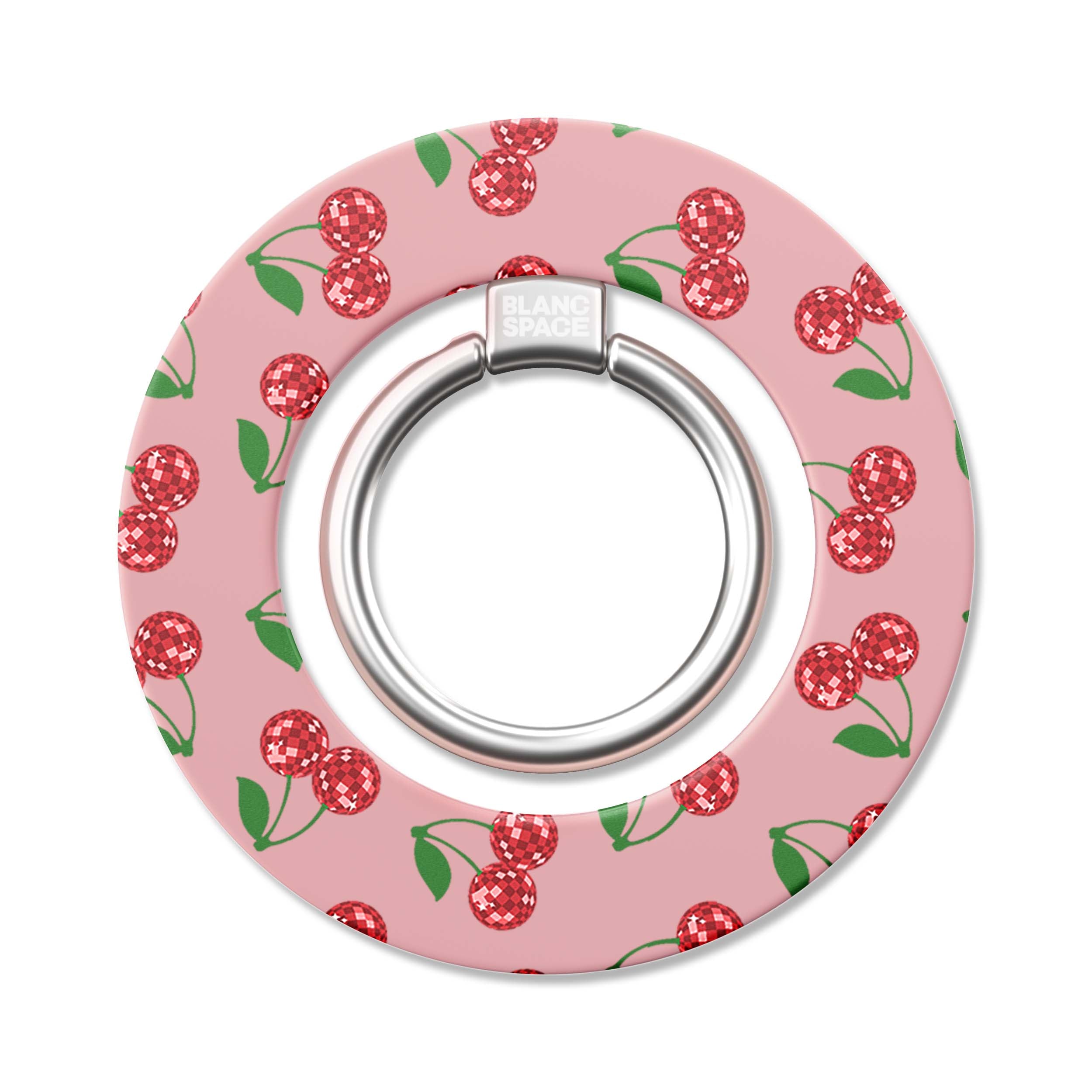 Summer Cherries Sky Magsafe Grip Pink