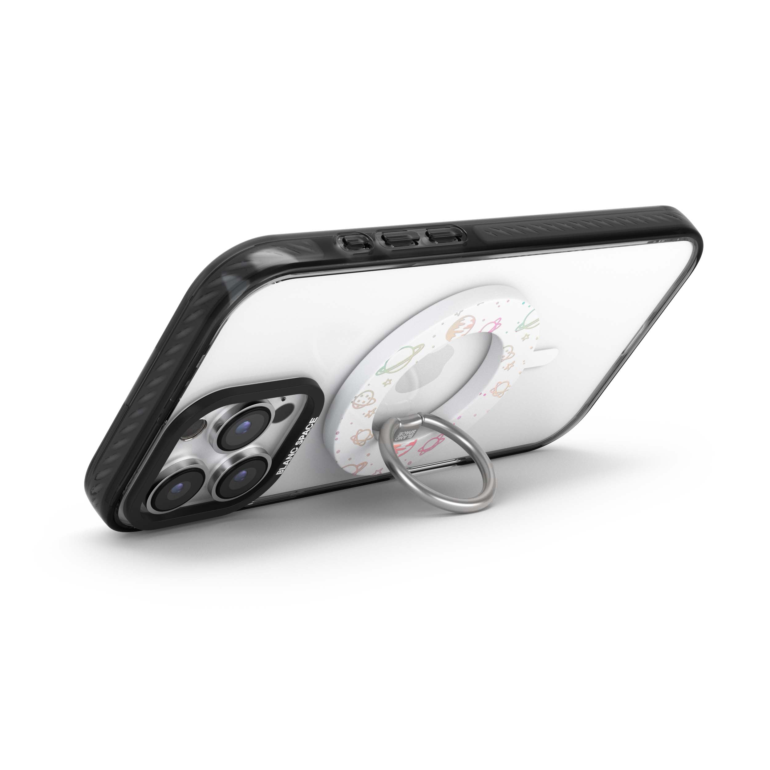 Pink Acid Smiles Magsafe Grip Magsafe Grip White