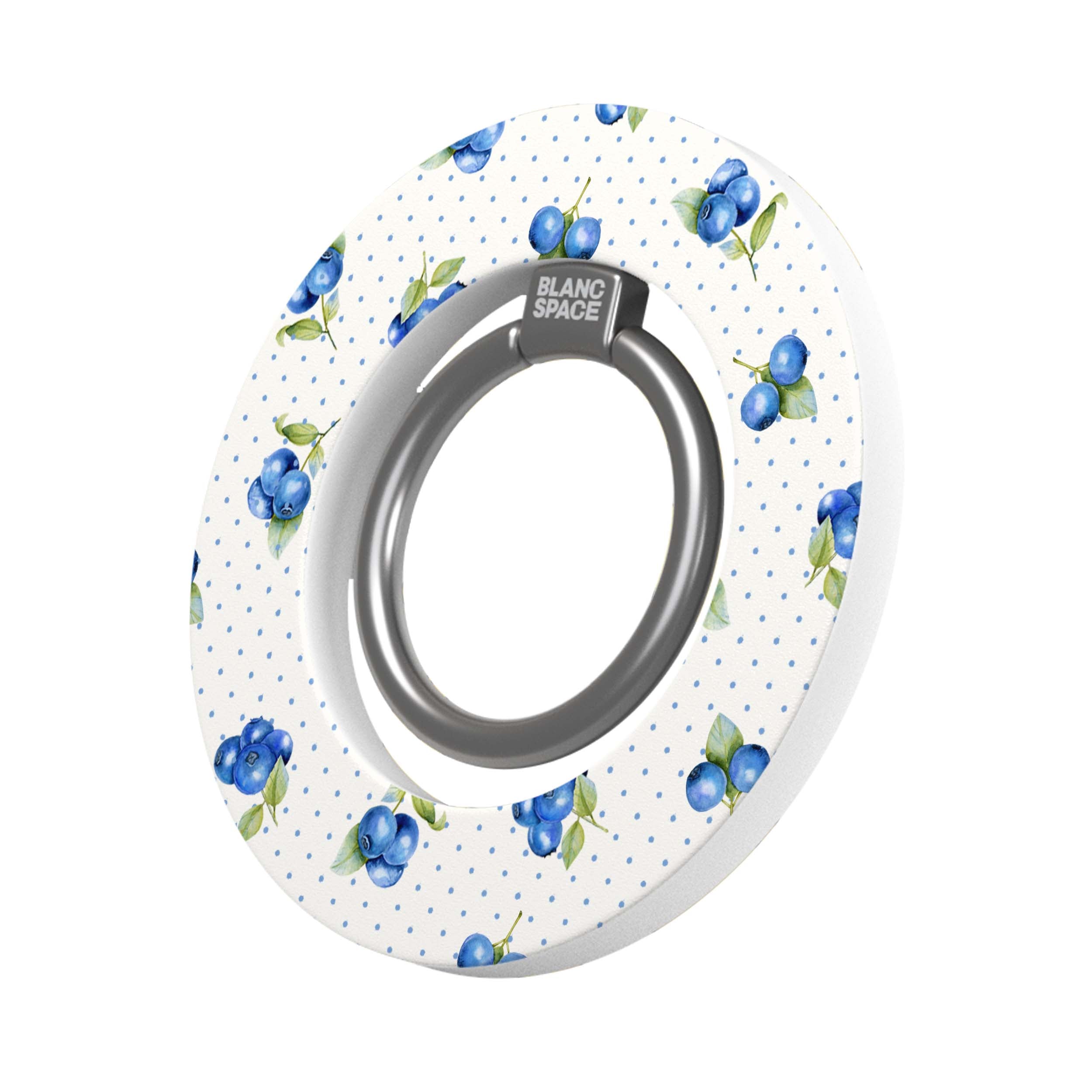Blueberry Dot Magsafe Grip Magsafe Grip White
