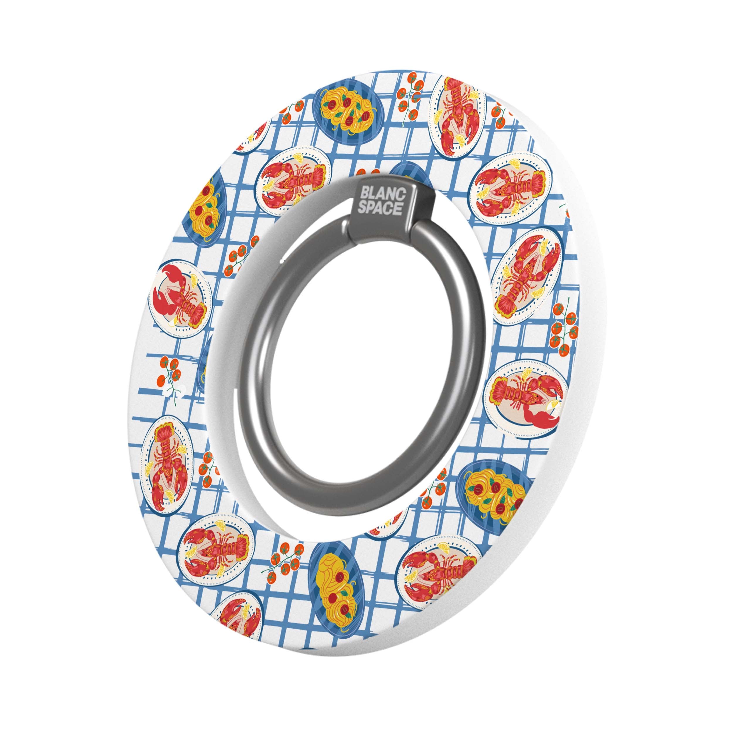 Seafood Pattern Magsafe Grip Magsafe Grip White