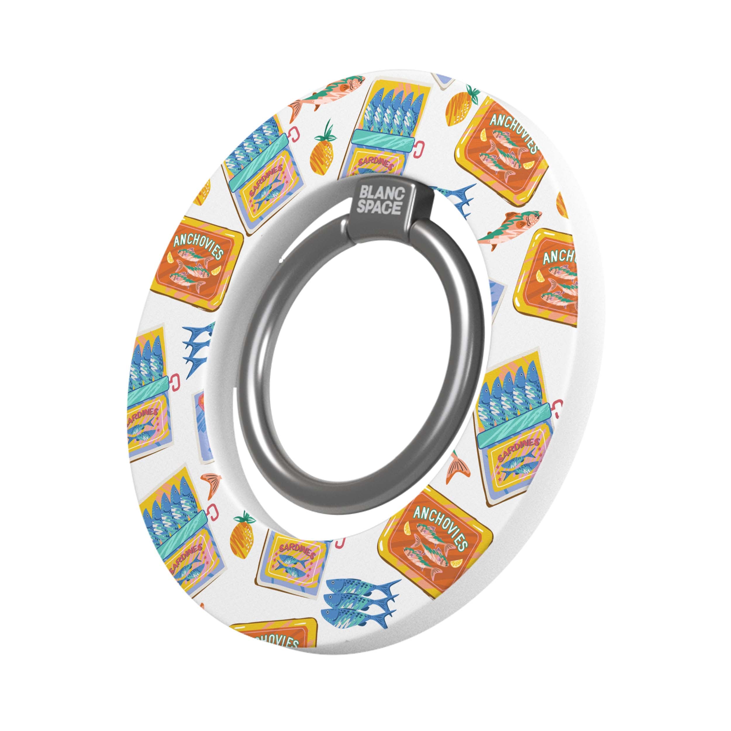 Seafood Pattern Magsafe Grip Magsafe Grip White