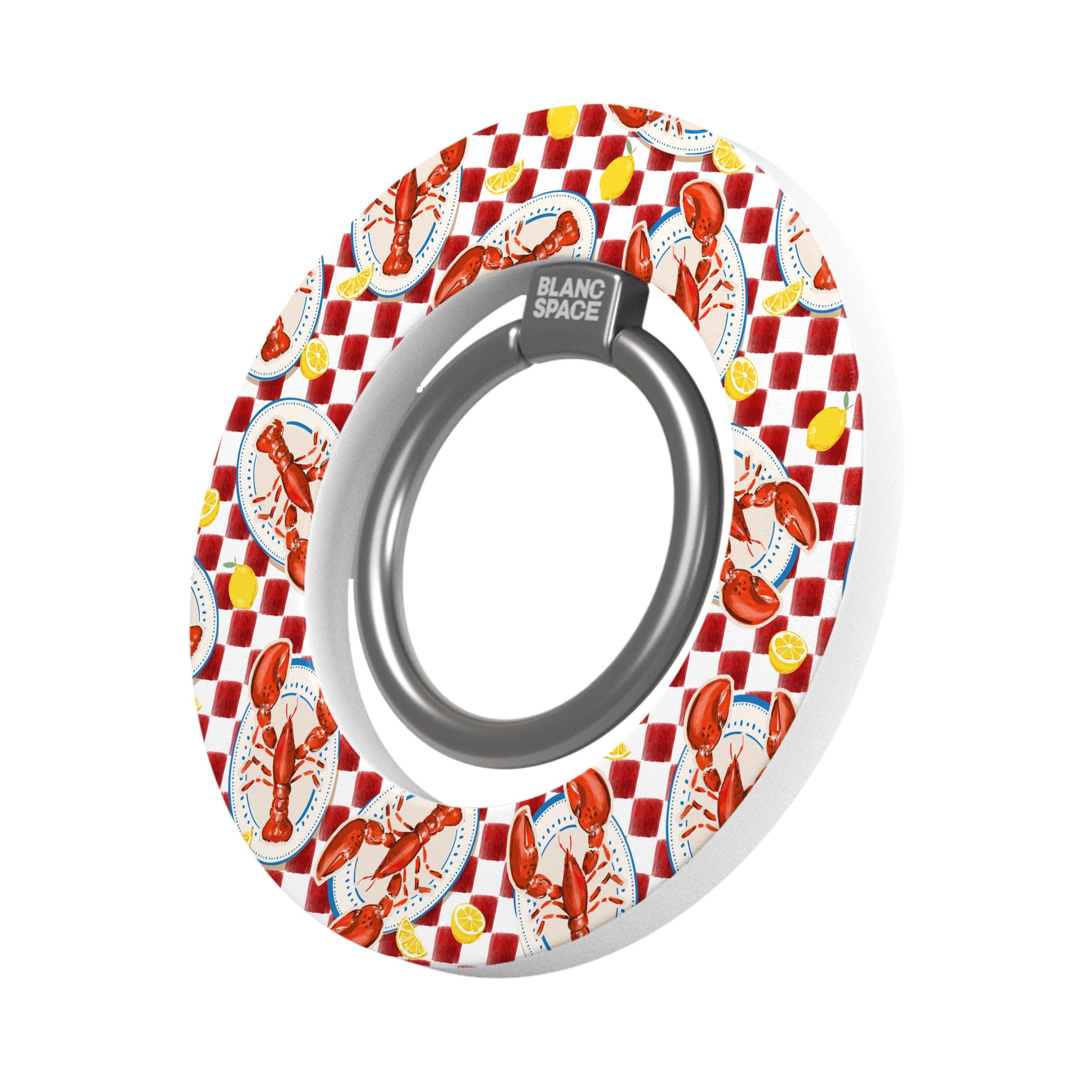 Seafood Pattern Magsafe Grip Magsafe Grip White