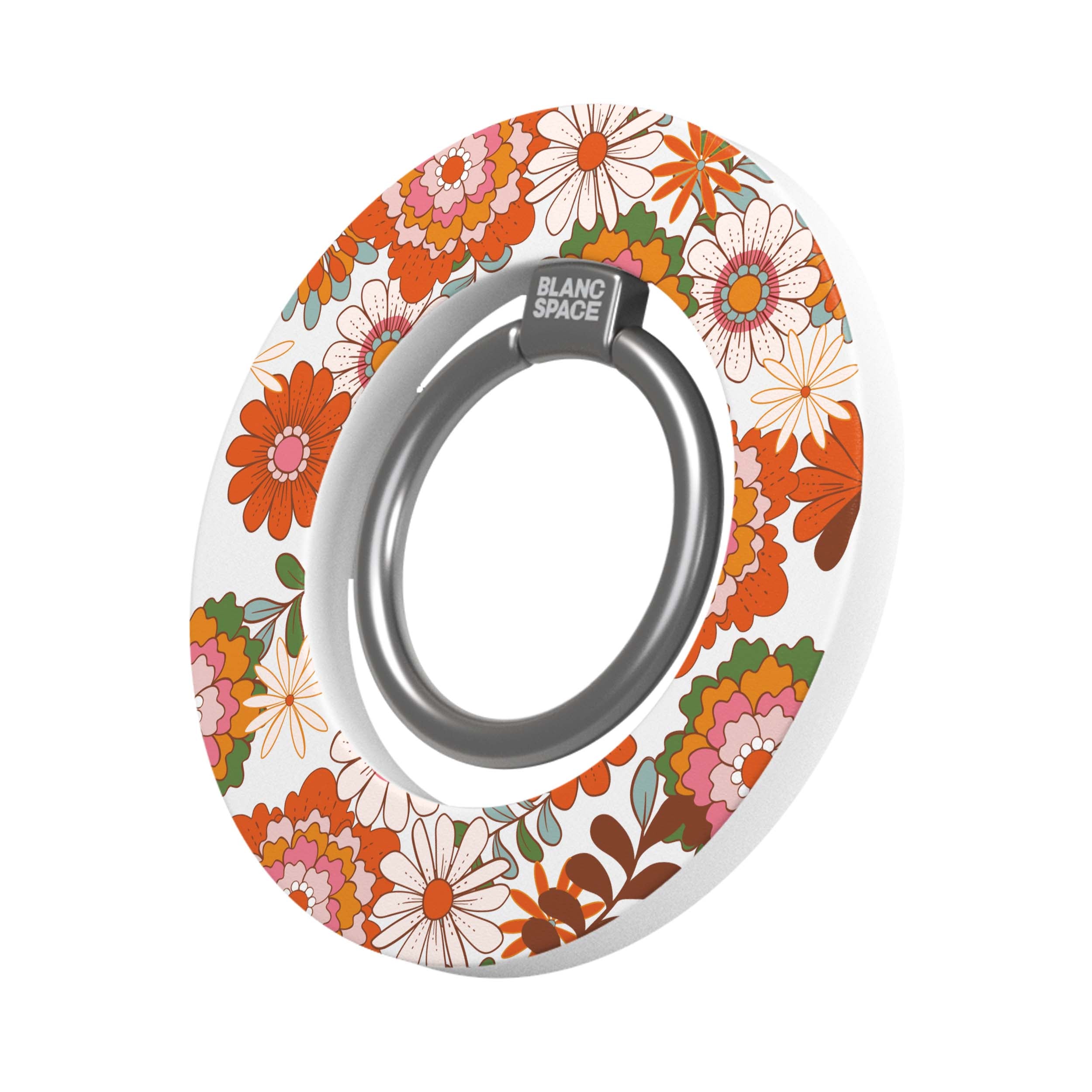 Seventies Bloom Magsafe Grip Magsafe Grip White