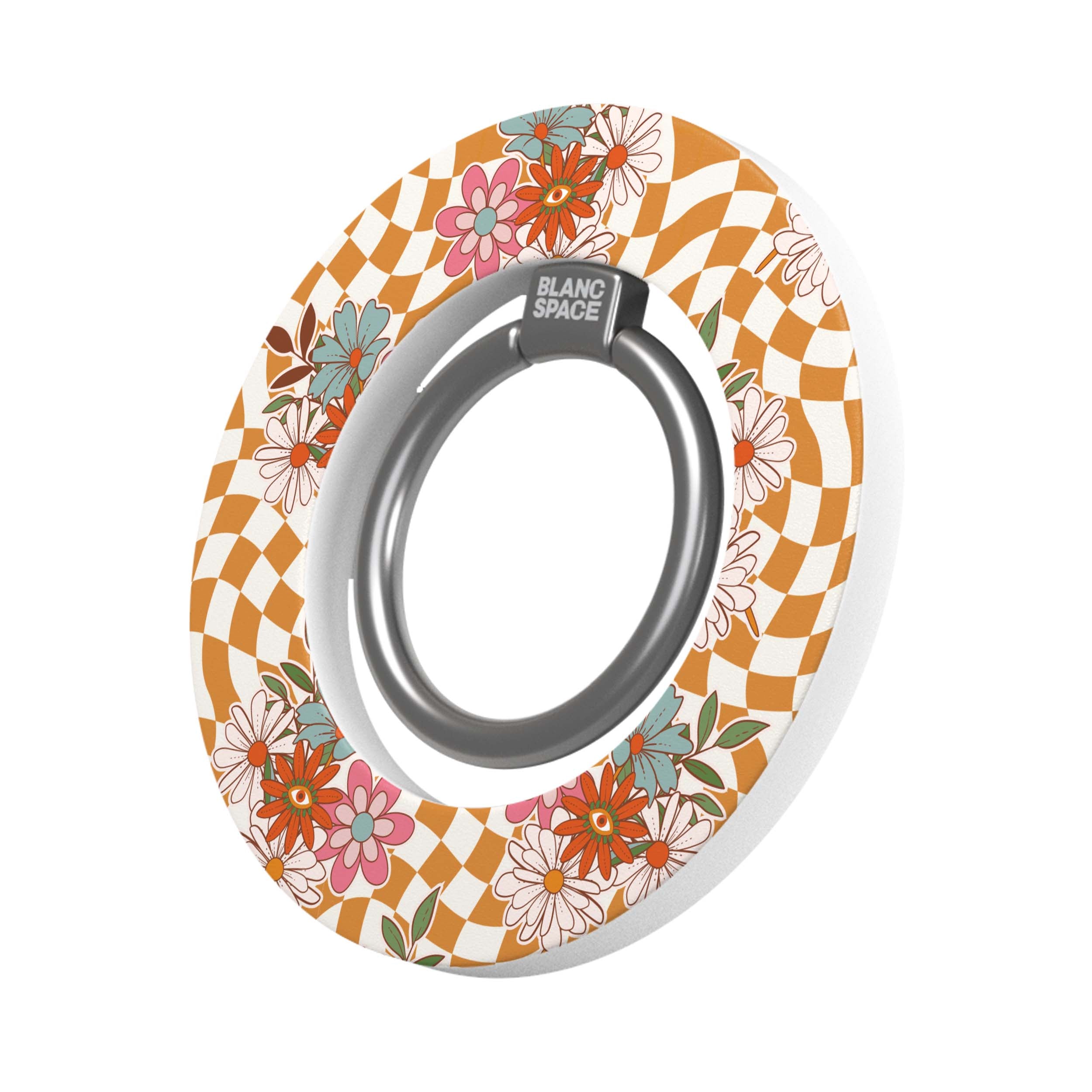 Seventies Bloom Magsafe Grip Magsafe Grip White