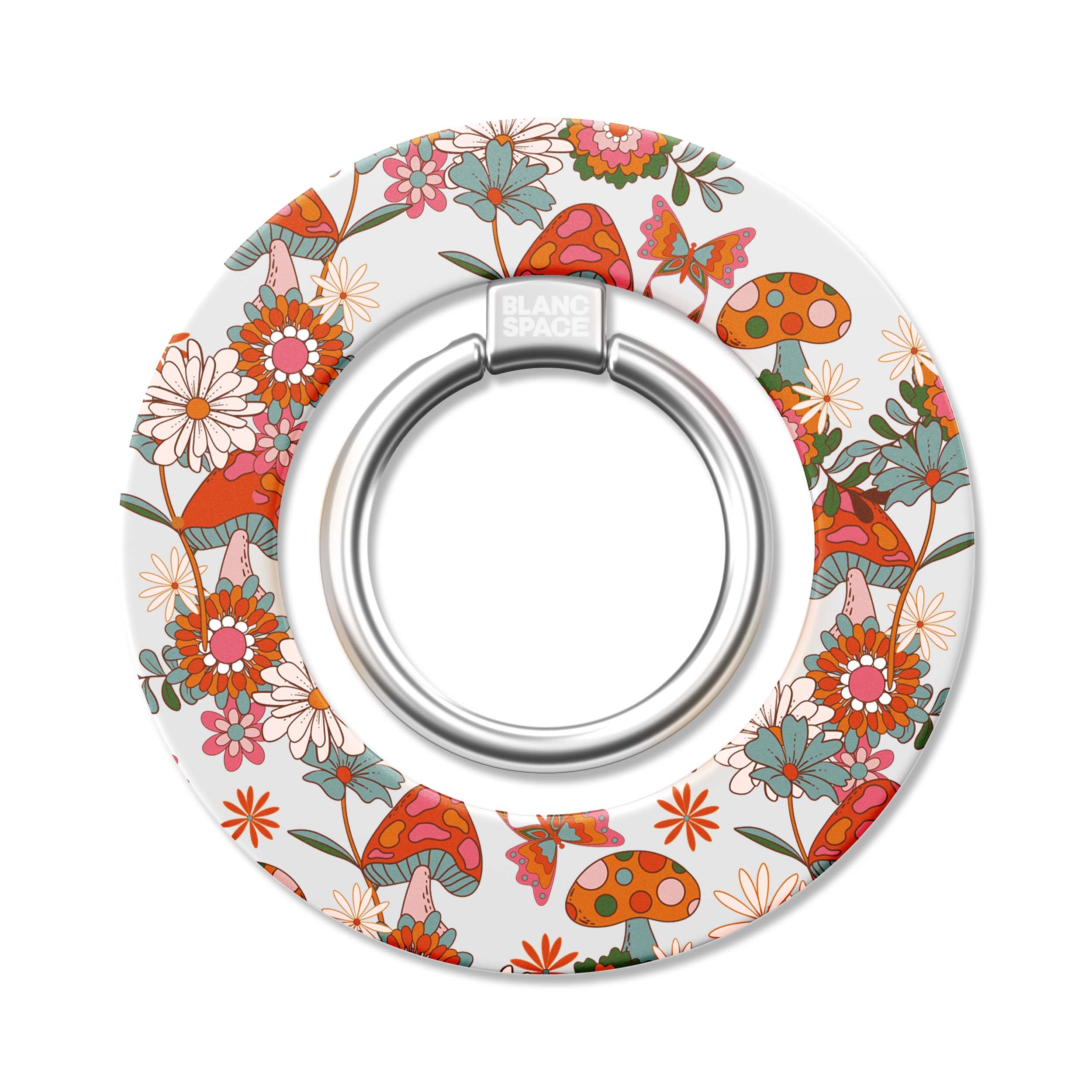 Seventies Bloom Magsafe Grip Magsafe Grip White