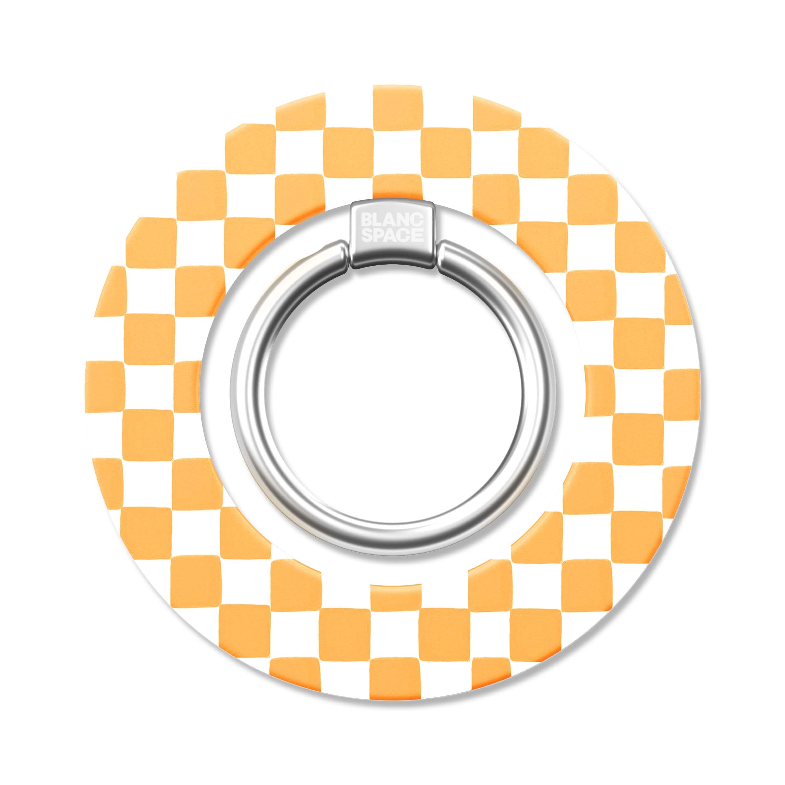 Coastal Italian Check Pattern Magsafe Grip Magsafe Grip White