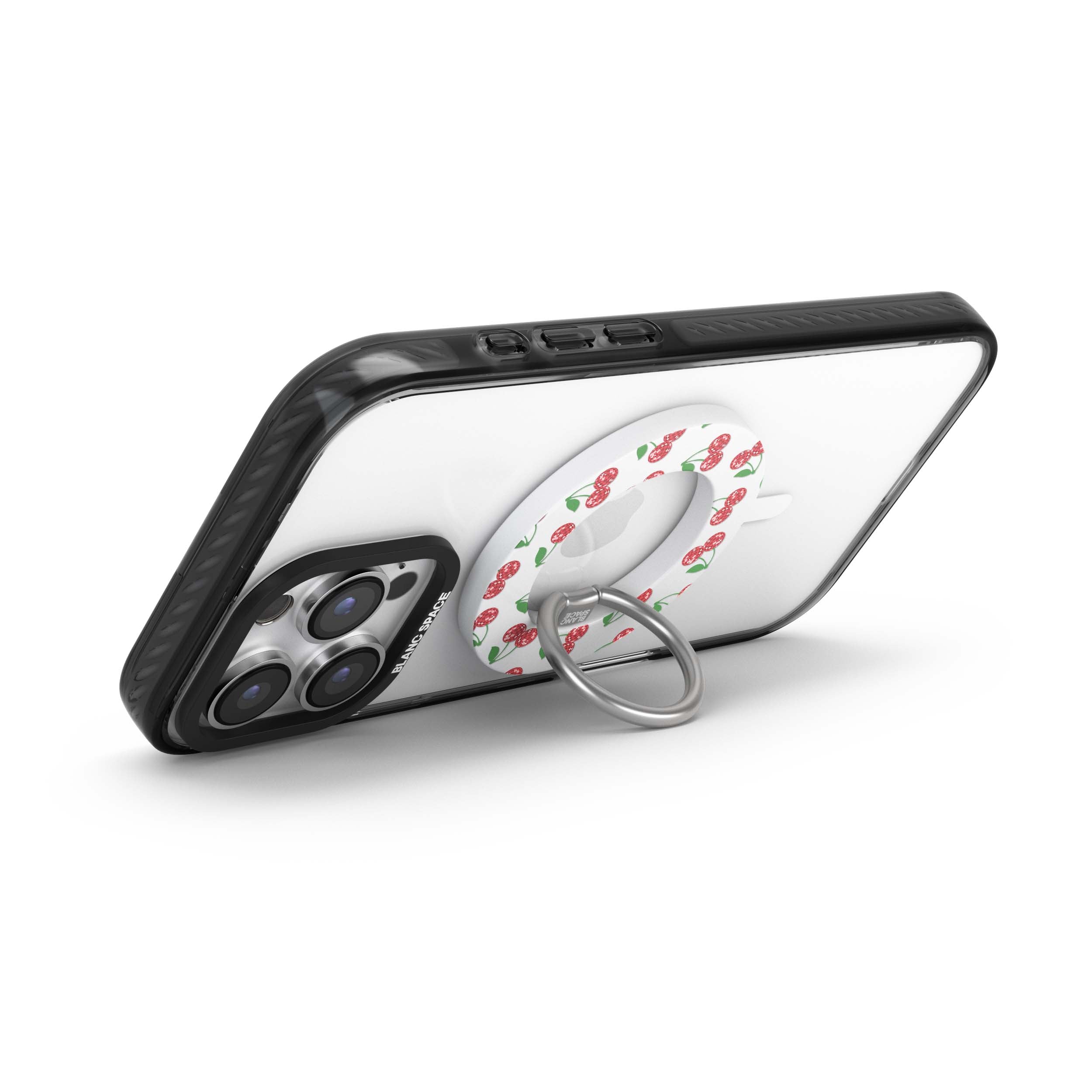 Summer Cherries Sky Magsafe Grip White