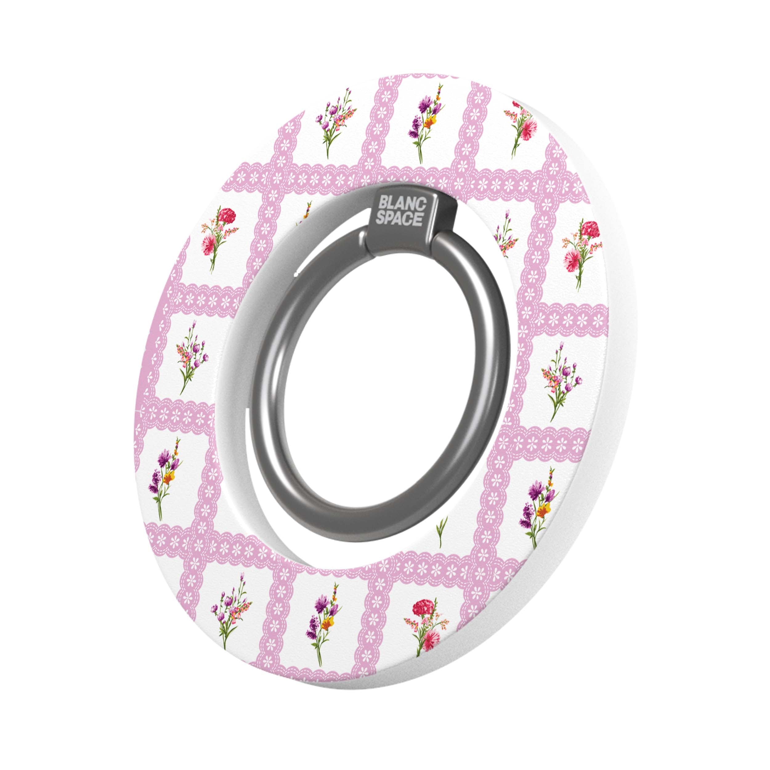 Meadow Wildflowers Magsafe Grip Magsafe Grip White