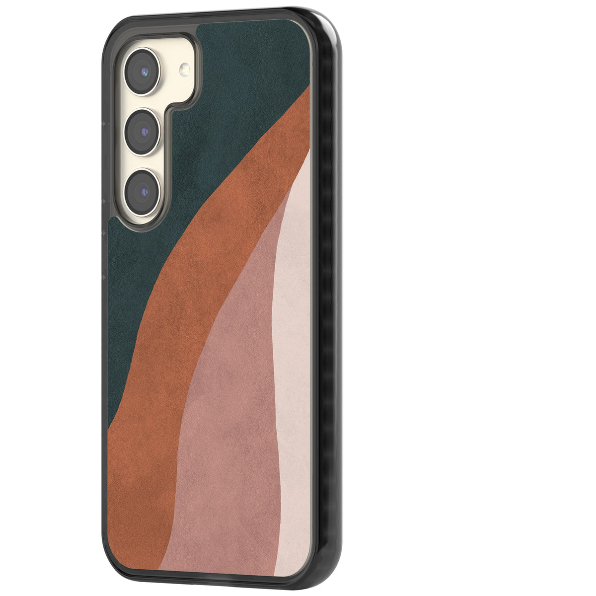 Earthwave Abstract Samsung S22 / Samsung S22 Plus / Samsung S23 / Samsung S23 Plus / Samsung S24 / Samsung S24 Plus Impact Black Phone Case side
