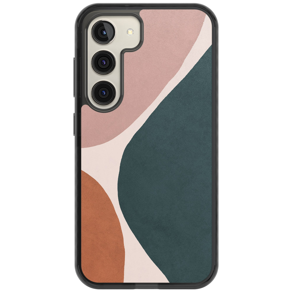 Lush Abstract Samsung S22 / Samsung S22 Plus / Samsung S23 / Samsung S23 Plus / Samsung S24 / Samsung S24 Plus Impact Black Phone Case front