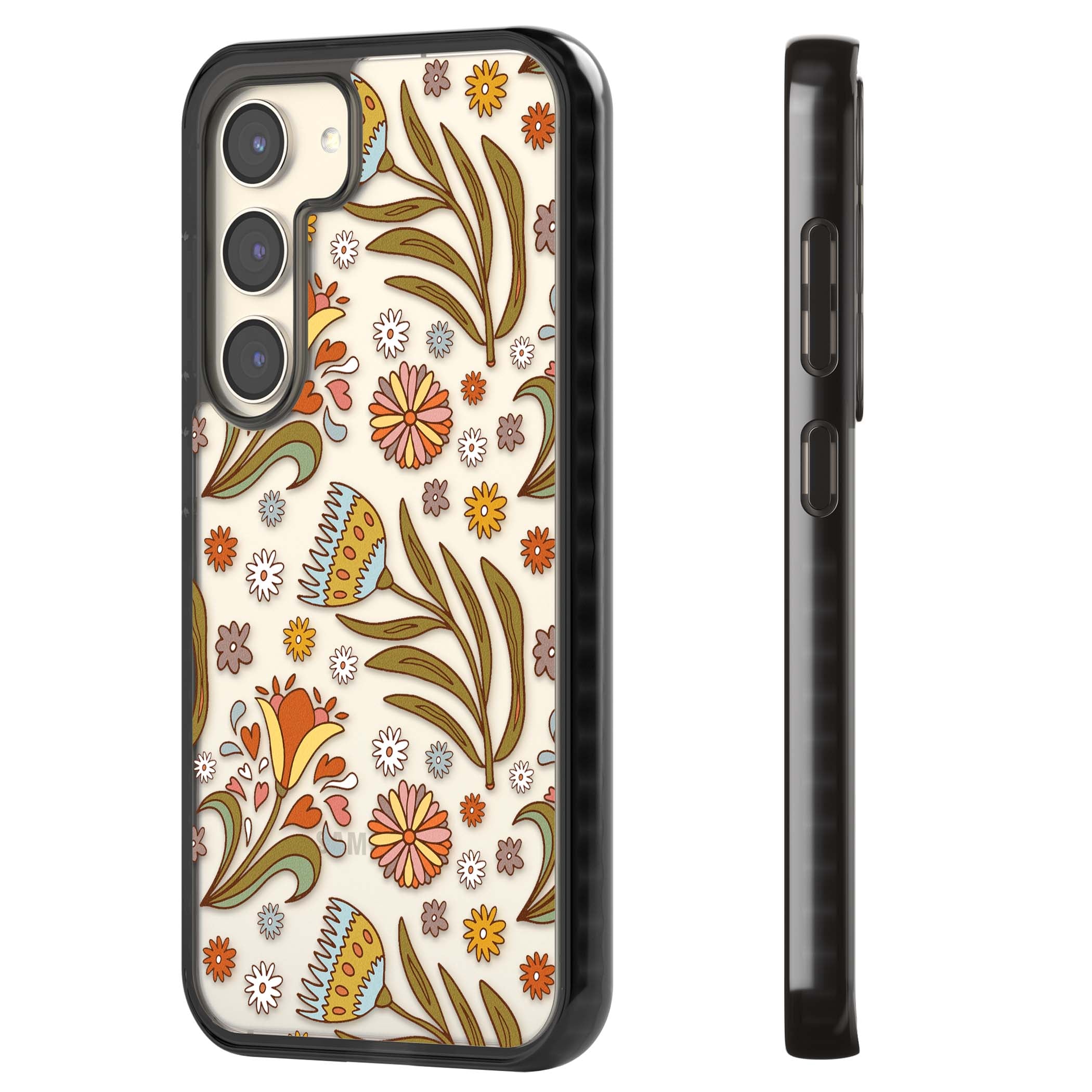 Elevate Your Phone'S Style With This Boho Celestial Sun & Eye Phone Case, Featuring A Mystical Blend Of Suns, All-Seeing Eyes, Butterflies, Stars, And
