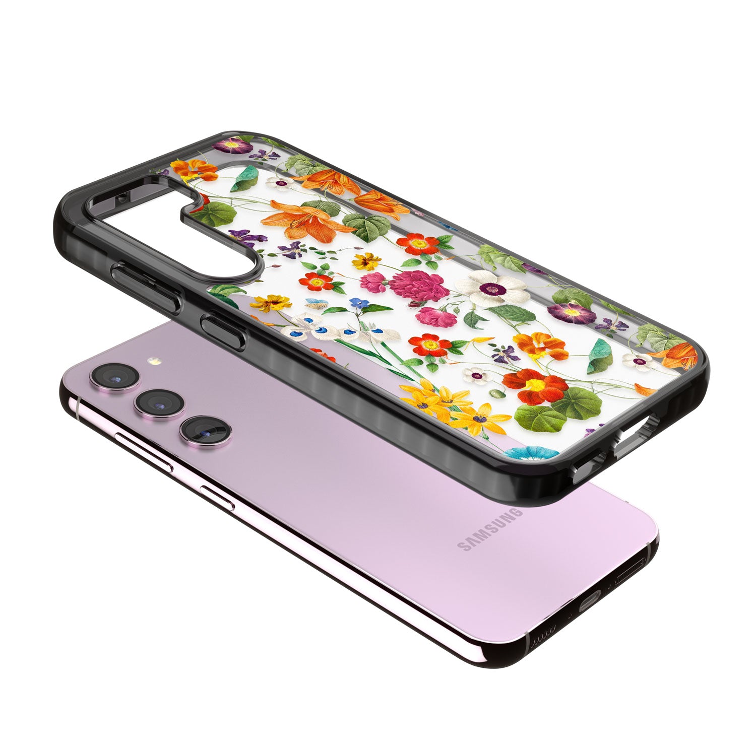 Whimsical Wildflowers Impact Phone Case for Samsung Galaxy S24, Samsung Galaxy S23, Samsung Galaxy S22