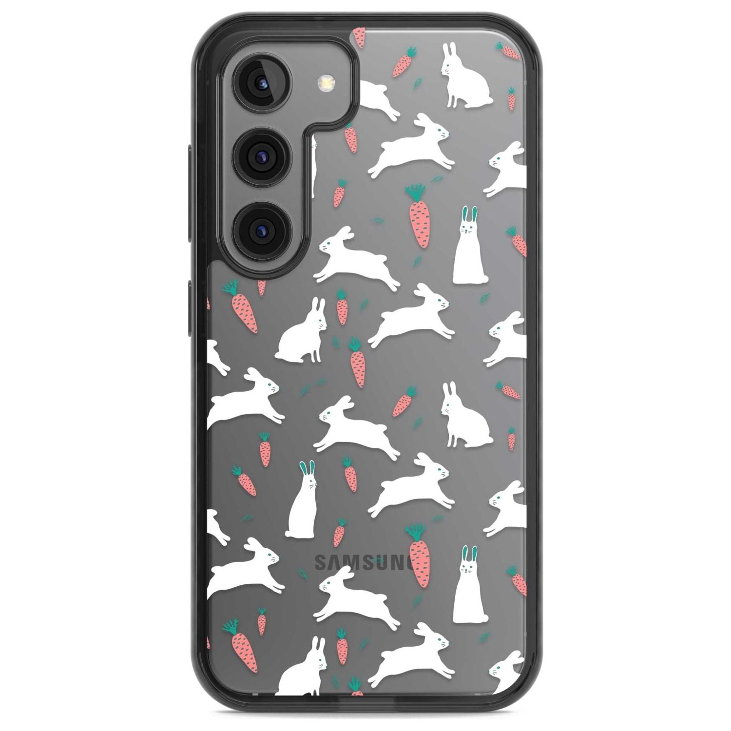 White Bunnies And Carrots