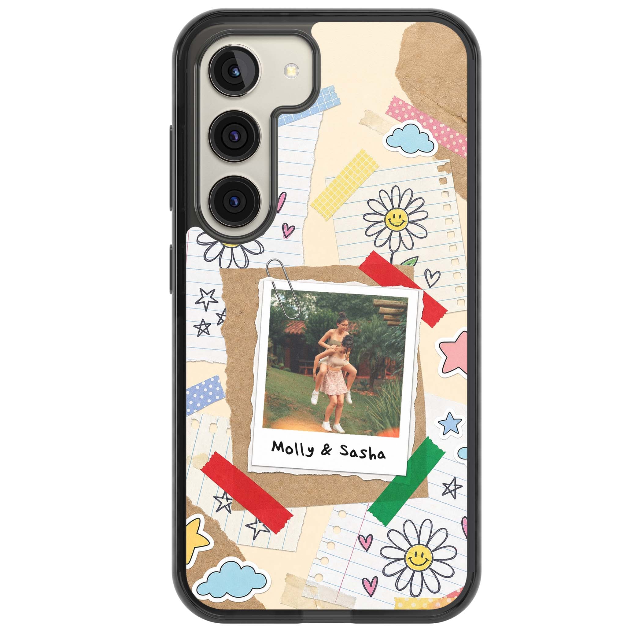 Scrapbook Photo coquette iPhone case | Black Impact case for Samsung Galaxy S24, Samsung Galaxy S23, Samsung Galaxy S22