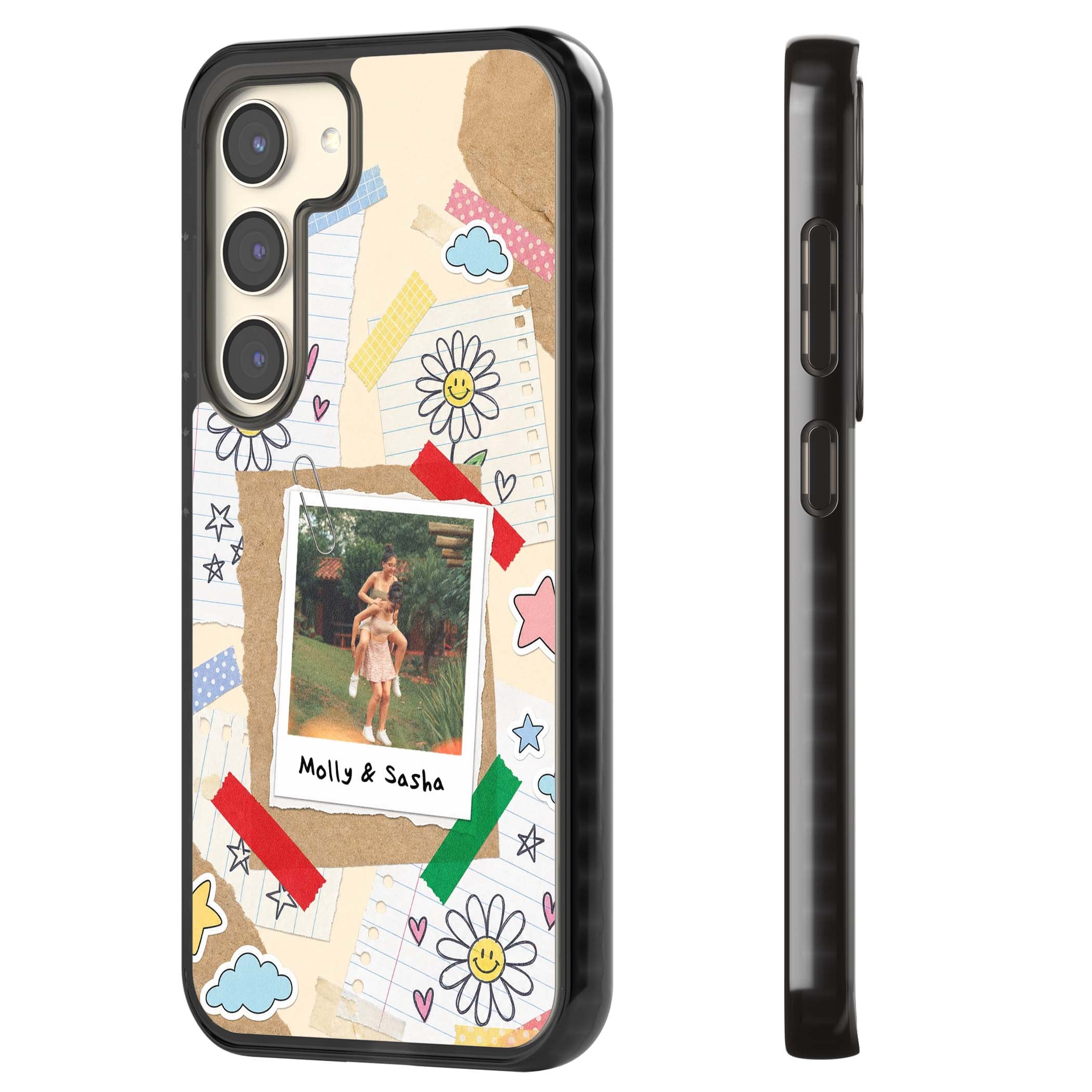 Scrapbook Photo coquette iPhone case | Black Impact case for Samsung Galaxy S24, Samsung Galaxy S23, Samsung Galaxy S22