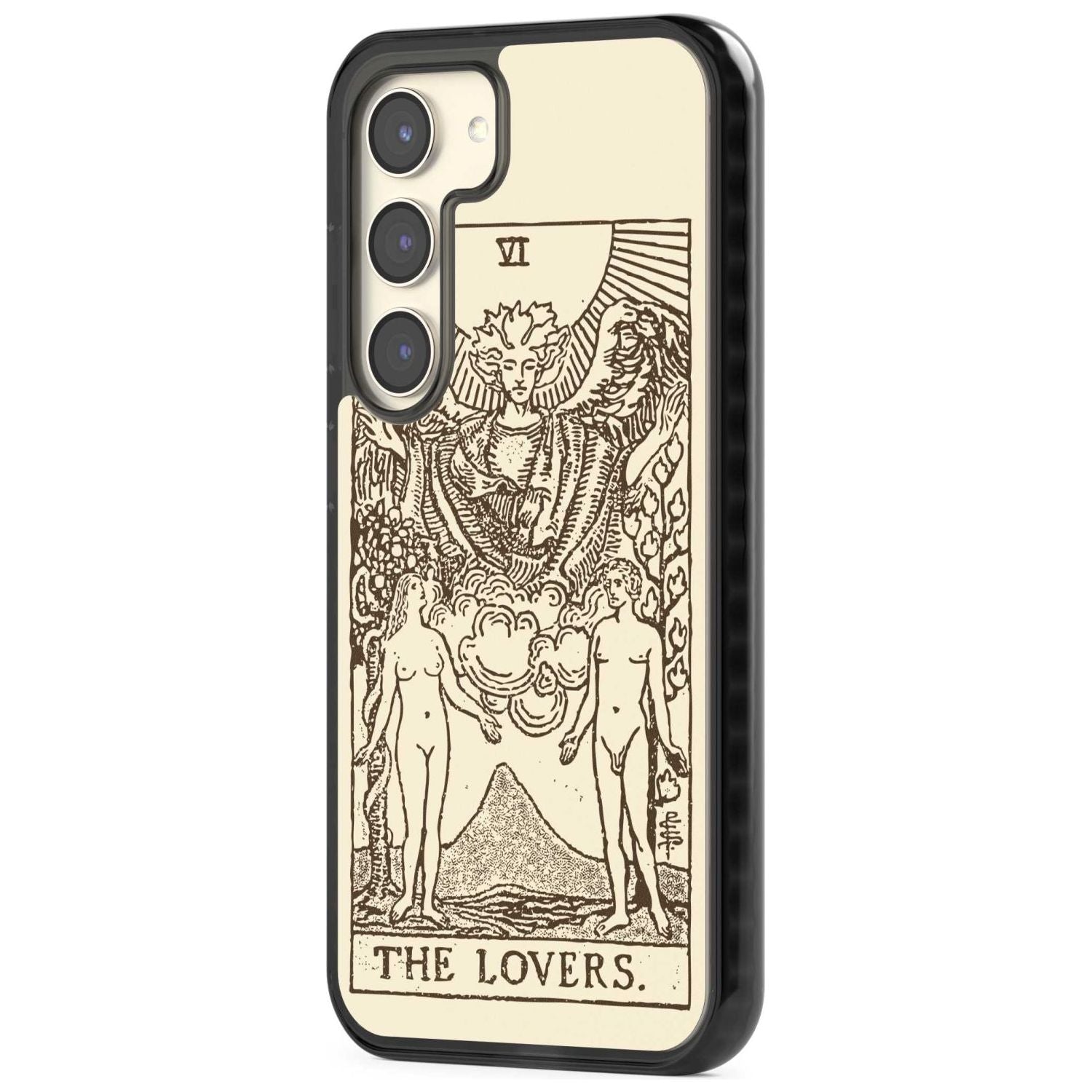 Personalised The Lovers Tarot Card - Solid Cream Custom Phone Case iPhone 15 Pro Max / Black Impact Case,iPhone 15 Plus / Black Impact Case,iPhone 15 Pro / Black Impact Case,iPhone 15 / Black Impact Case,iPhone 15 Pro Max / Impact Case,iPhone 15 Plus / Impact Case,iPhone 15 Pro / Impact Case,iPhone 15 / Impact Case,iPhone 15 Pro Max / Magsafe Black Impact Case,iPhone 15 Plus / Magsafe Black Impact Case,iPhone 15 Pro / Magsafe Black Impact Case,iPhone 15 / Magsafe Black Impact Case,iPhone 14 Pro Max / Black