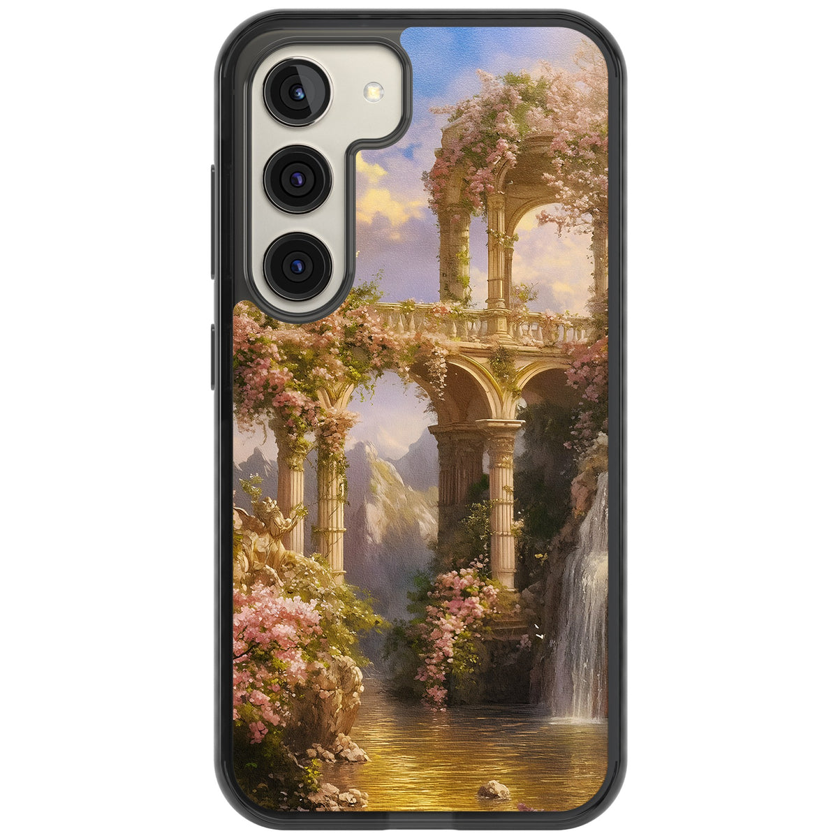 Castle River Samsung S22 / Samsung S22 Plus / Samsung S23 / Samsung S23 Plus / Samsung S24 / Samsung S24 Plus Impact Black Phone Case front