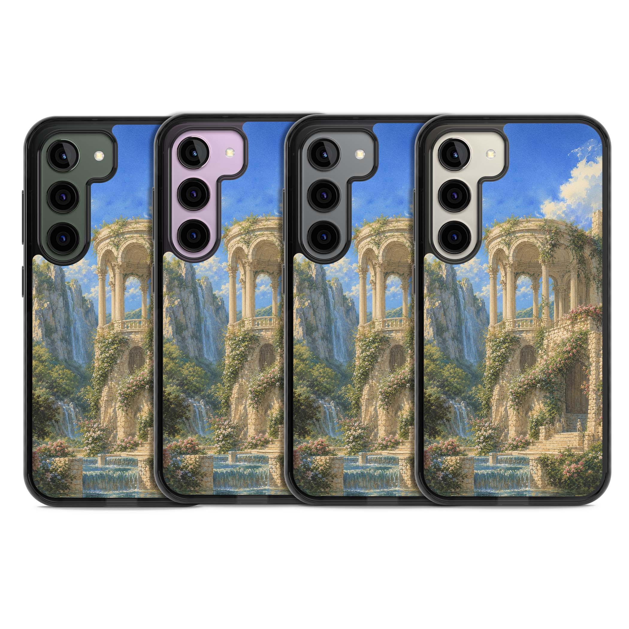 Palace Pavilion fairycore iPhone case | Black Impact case for Samsung Galaxy S24, Samsung Galaxy S23, Samsung Galaxy S22