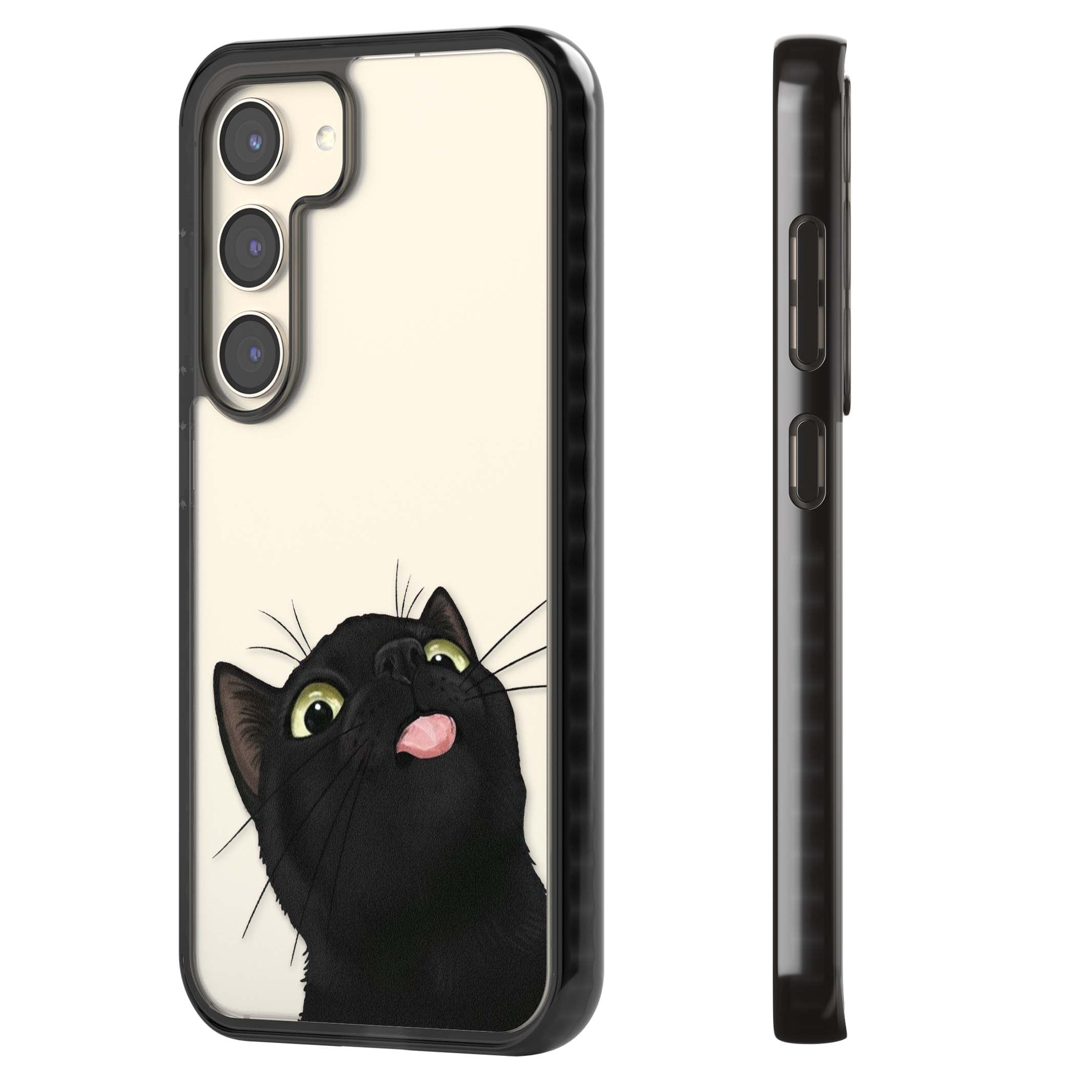 Black Cat Energy for her iPhone case | Black Impact case for Samsung Galaxy S24, Samsung Galaxy S23, Samsung Galaxy S22